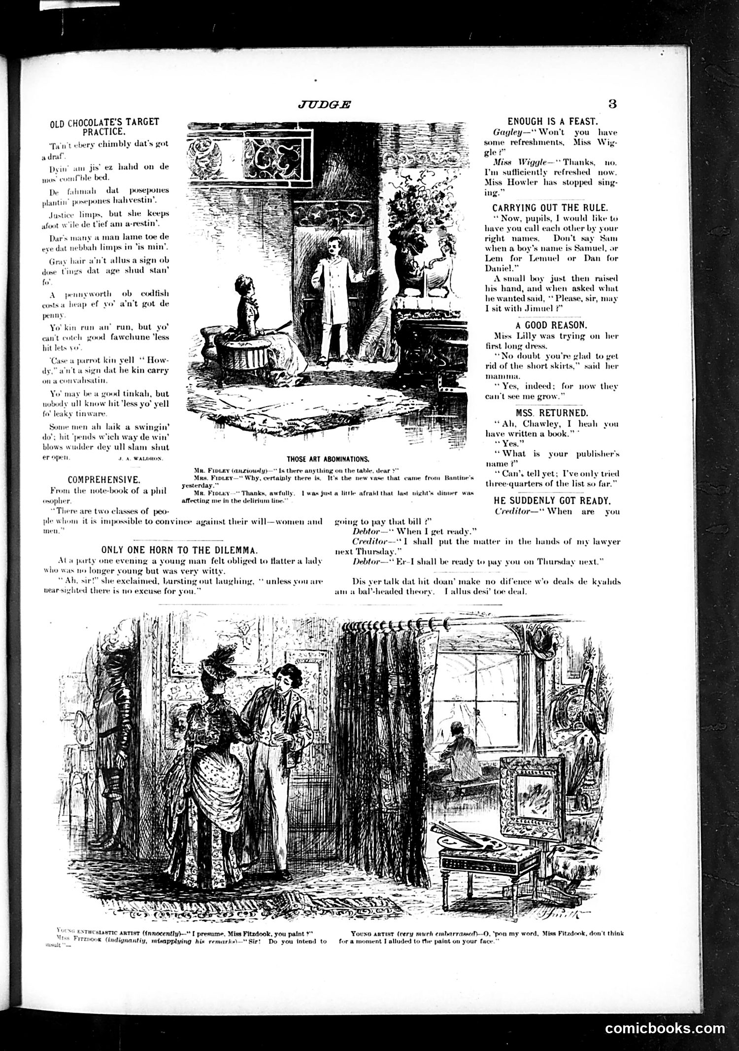 Judge — February 18, 1888 — page 3: Judge, 1888-02-18