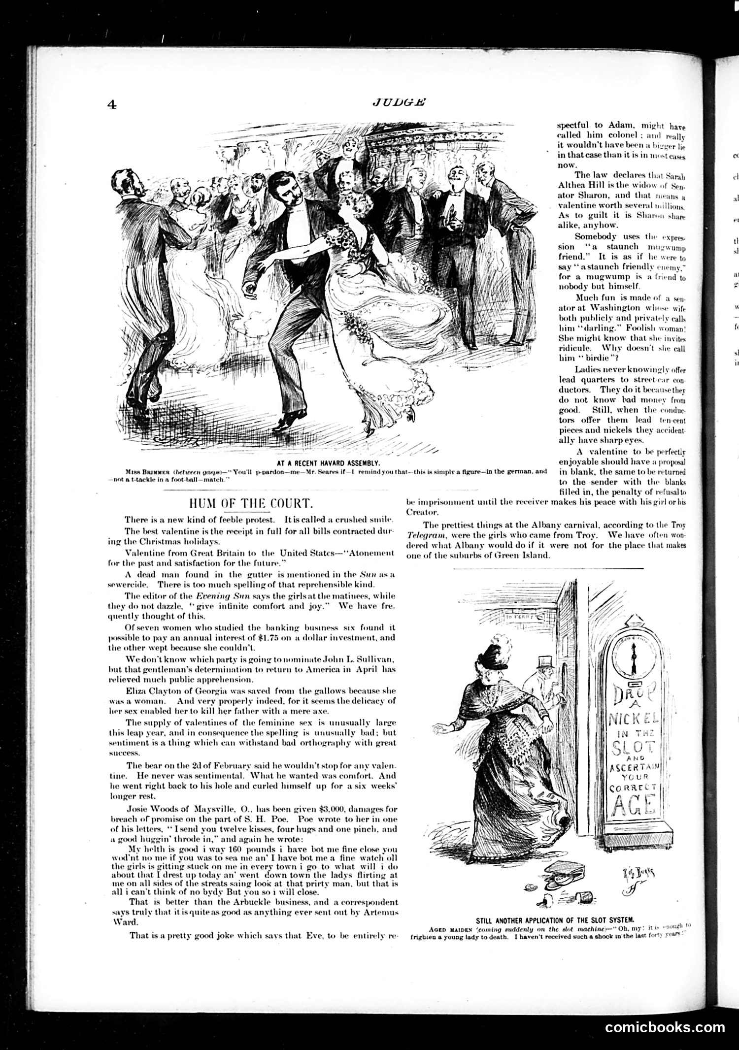 Judge — February 18, 1888 — page 4: Judge, 1888-02-18