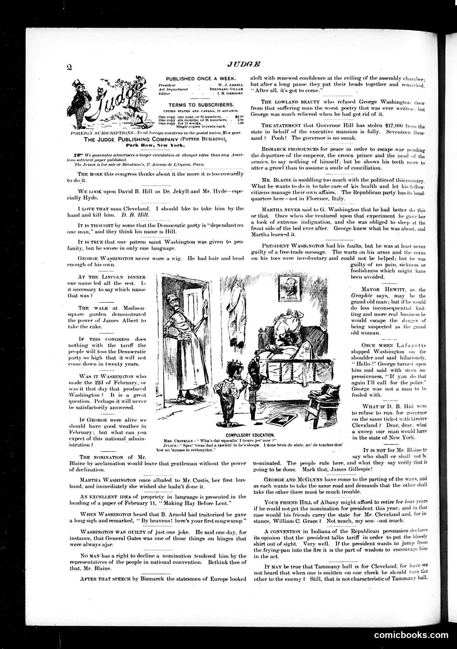 Judge — February 25, 1888 — page 2: Judge, 1888-02-25
