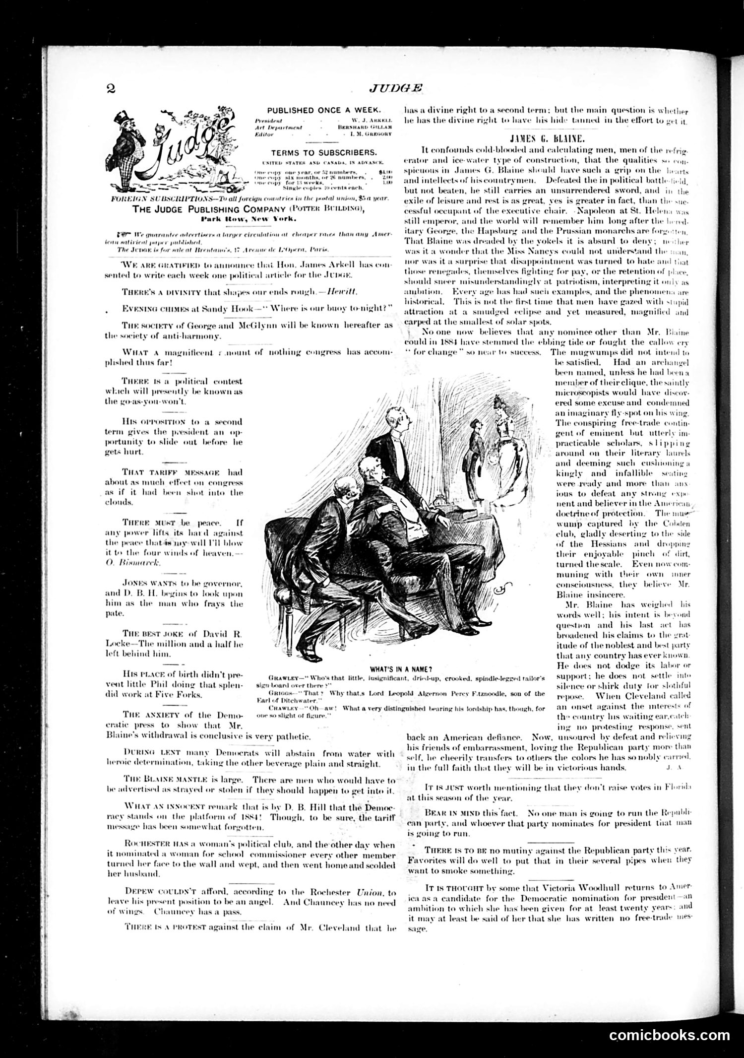 Judge — March 3, 1888 — page 2: Judge, 1888-03-03