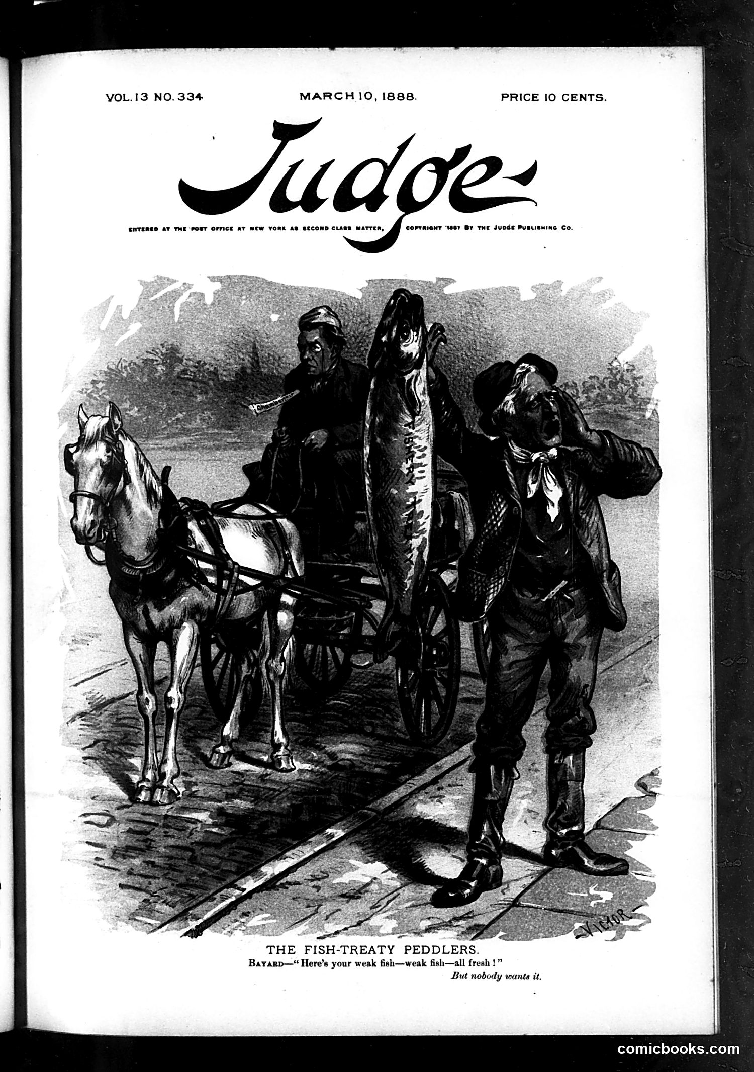 Judge — March 10, 1888 — page 1: Judge, 1888-03-10
