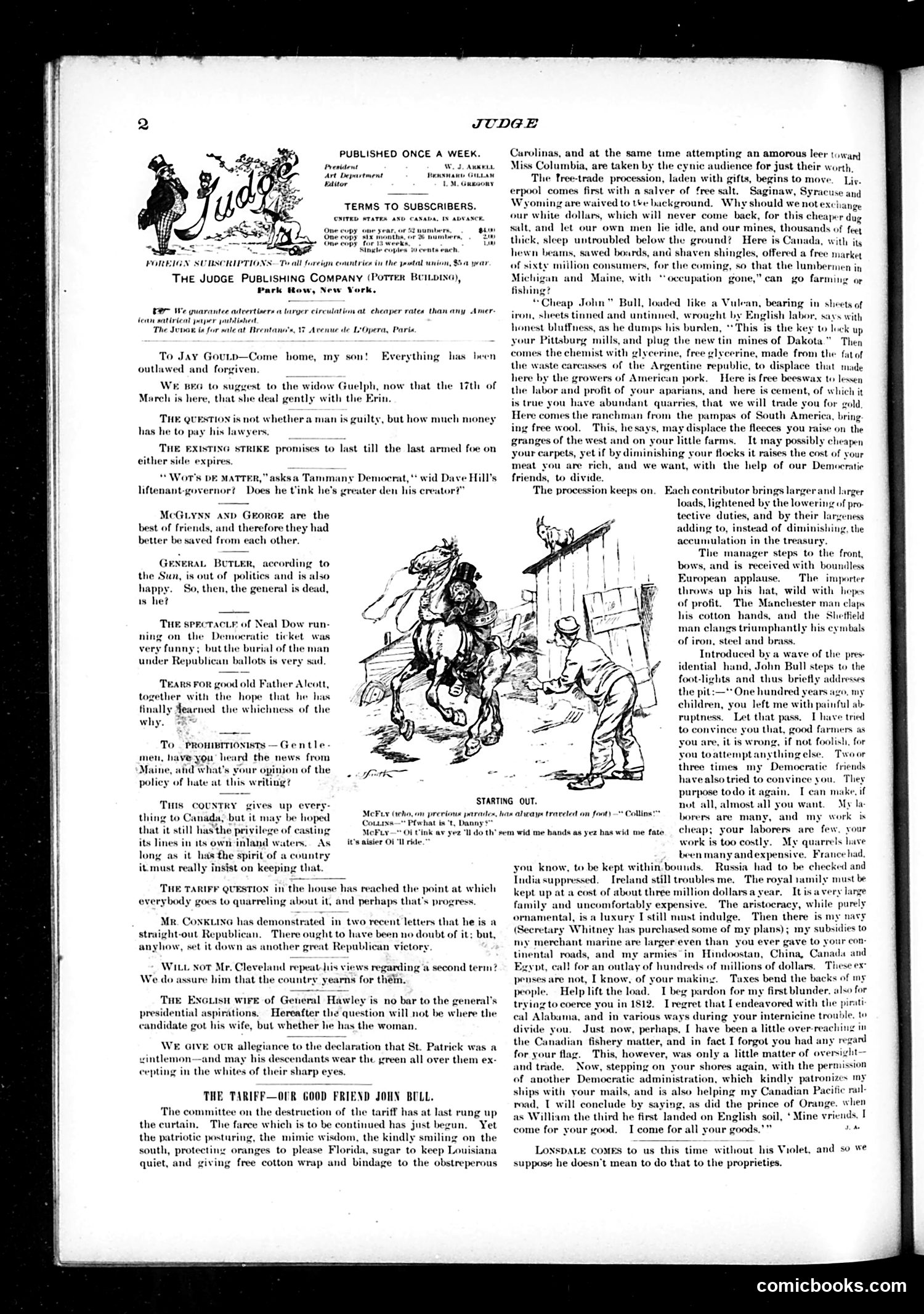 Judge — March 17, 1888 — page 2: Judge, 1888-03-17