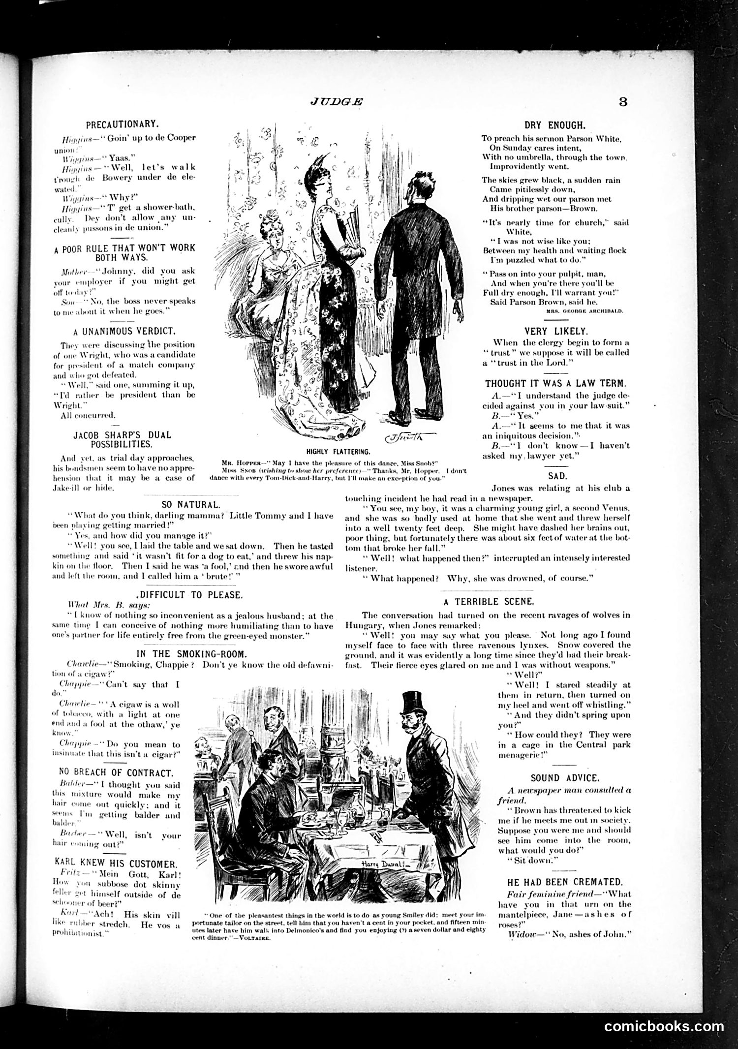Judge — March 17, 1888 — page 3: Judge, 1888-03-17