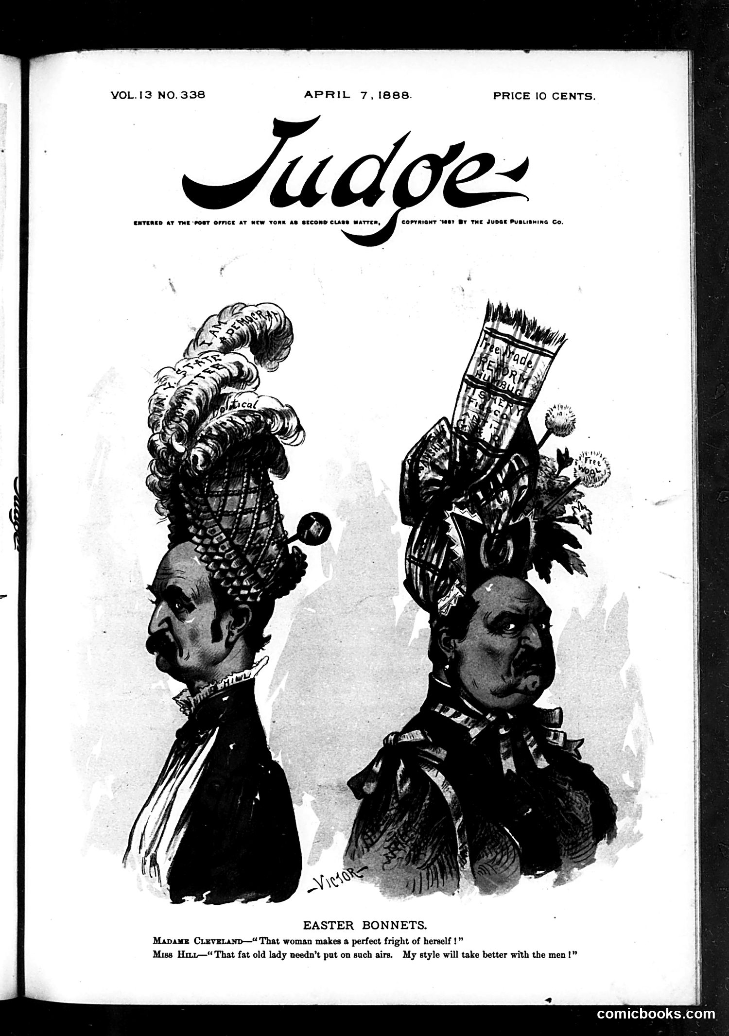 Judge — April 7, 1888 — page 1: Judge, 1888-04-07