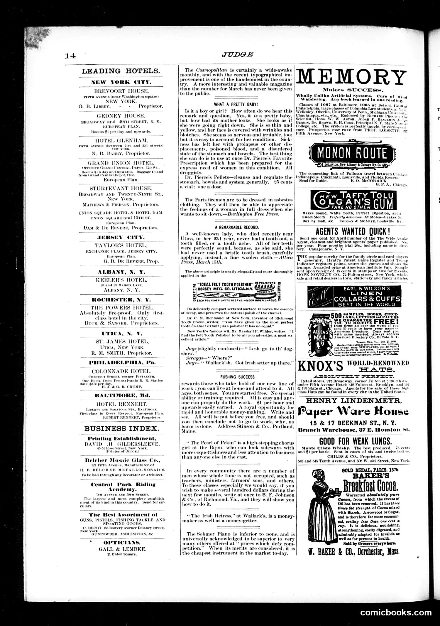 Judge — April 7, 1888 — page 14
