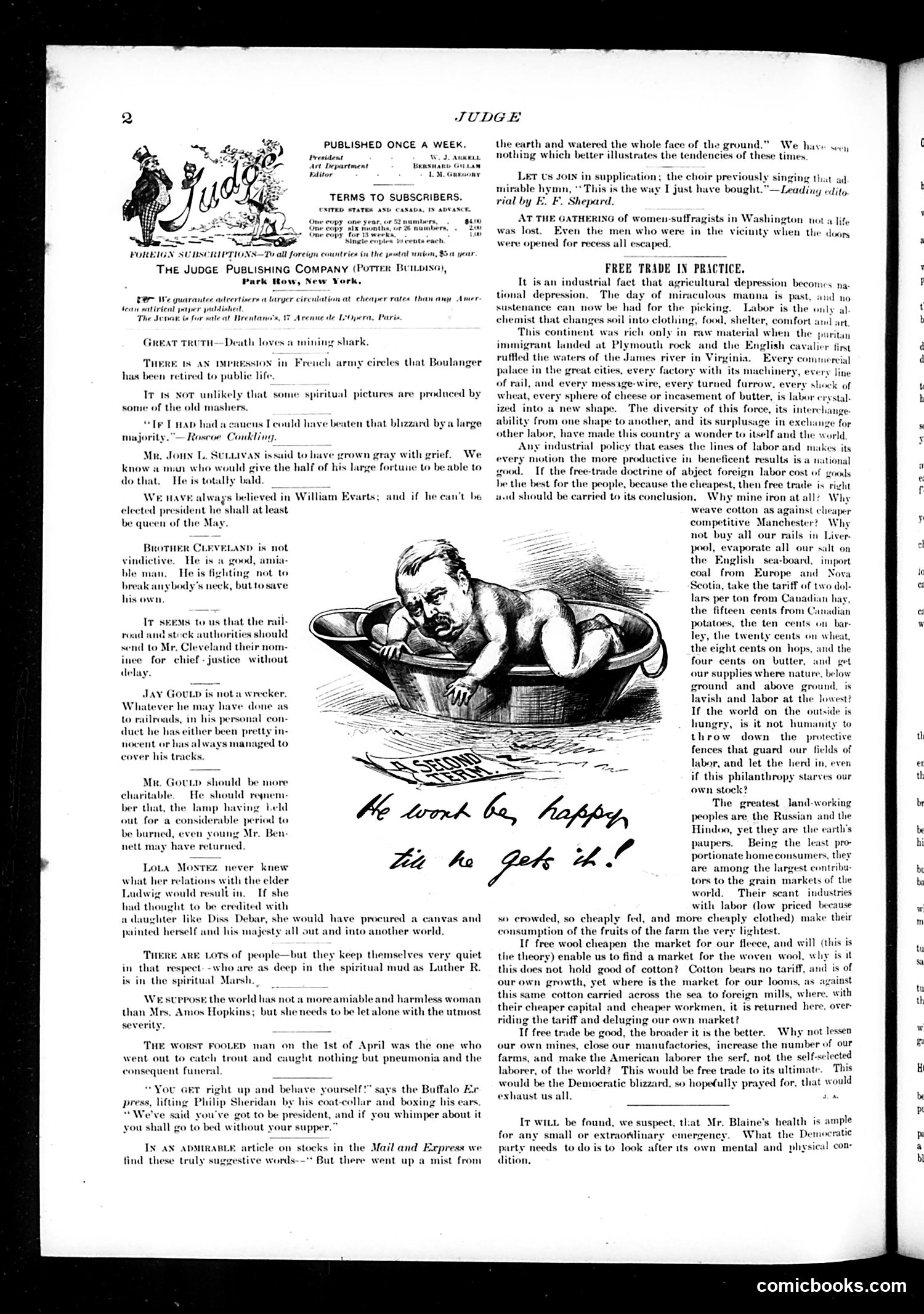 Judge — April 14, 1888 — page 2: Judge, 1888-04-14
