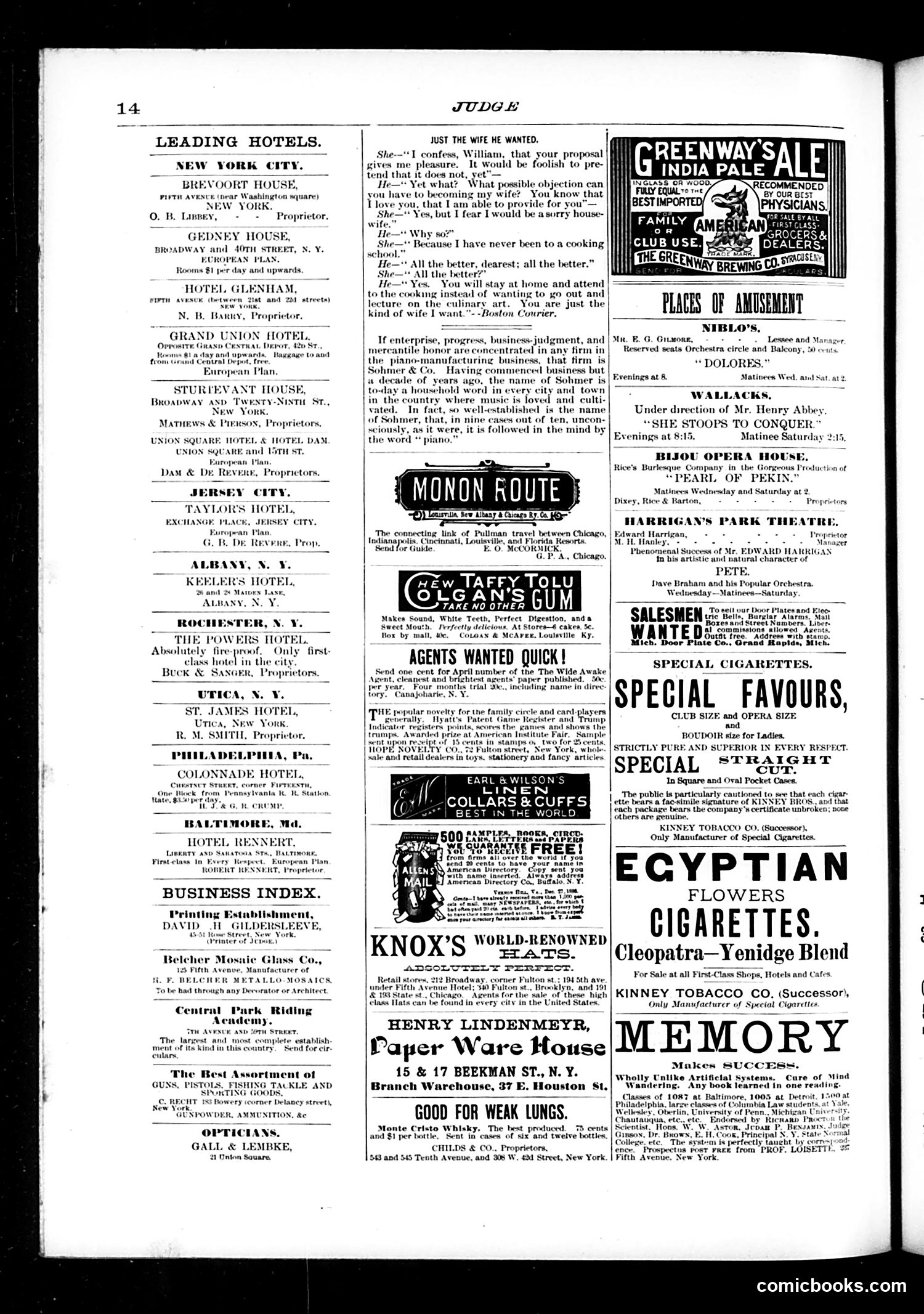 Judge — April 14, 1888 — page 14