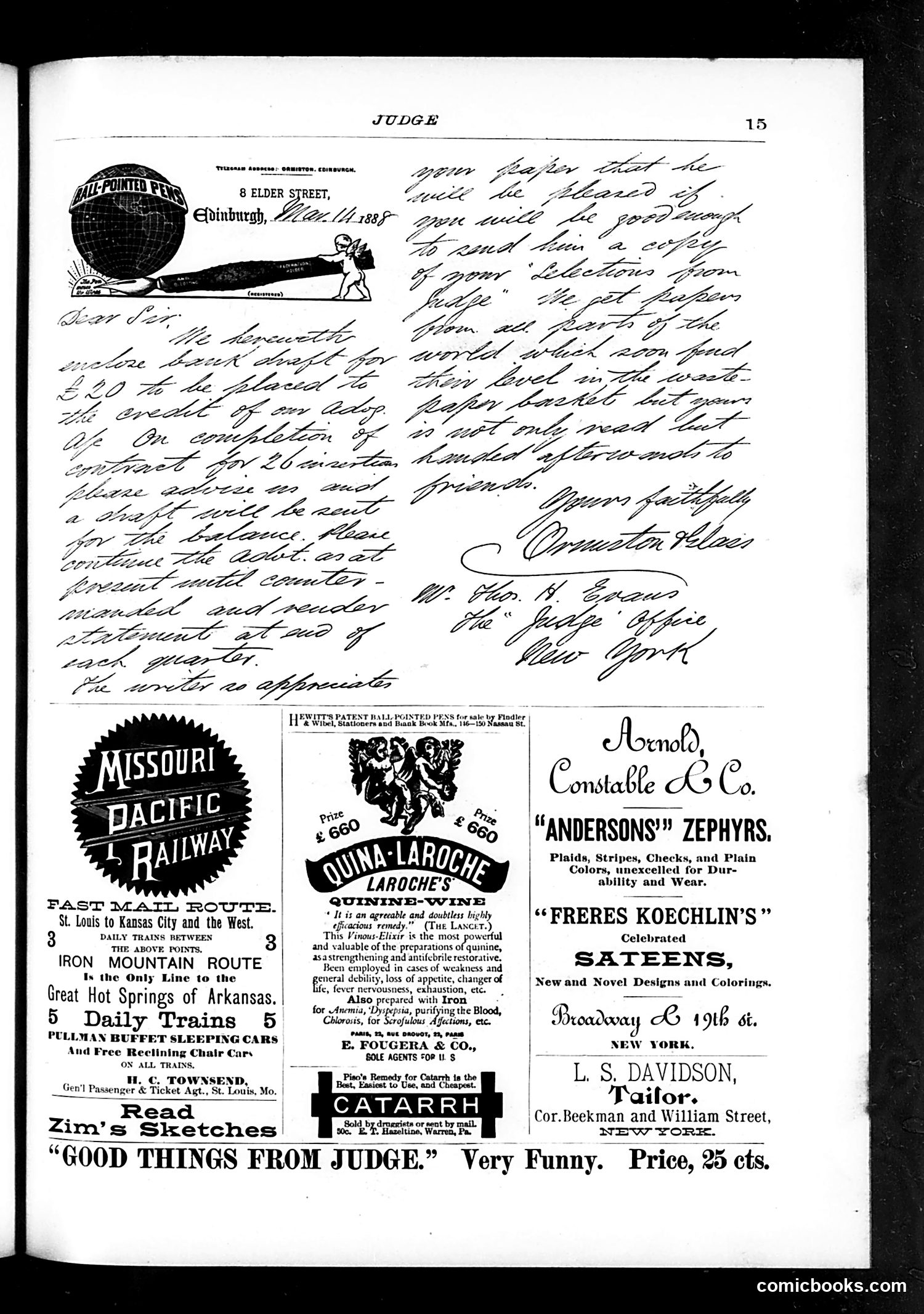 Judge — April 14, 1888 — page 15