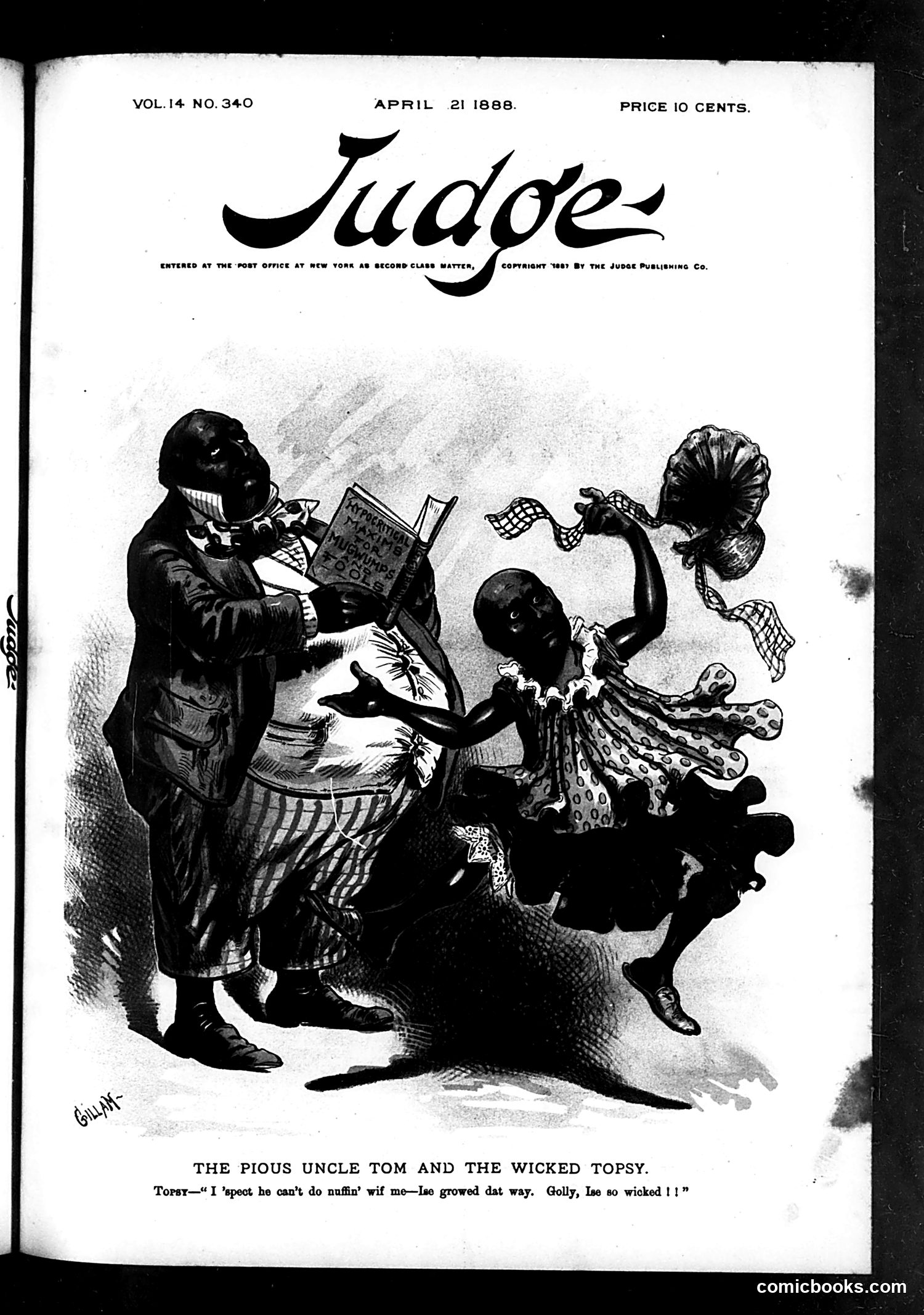 Judge — April 21, 1888 — page 1: Judge, 1888-04-21