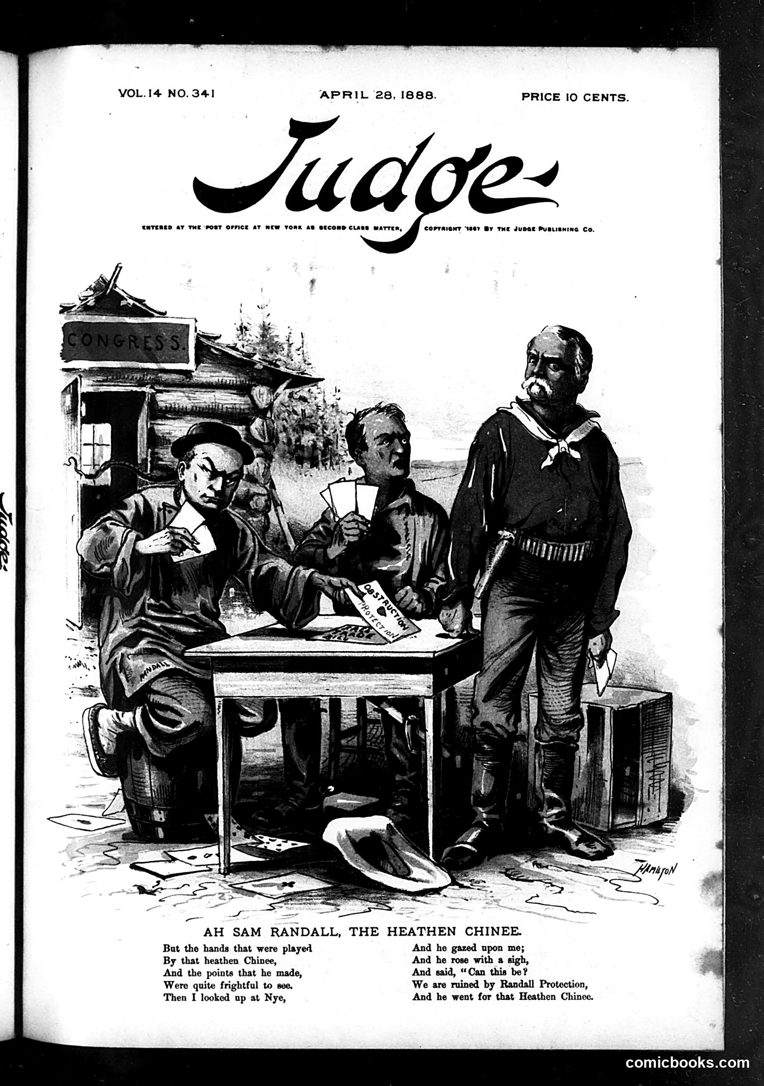 Judge — April 28, 1888 — page 1: Judge, 1888-04-28