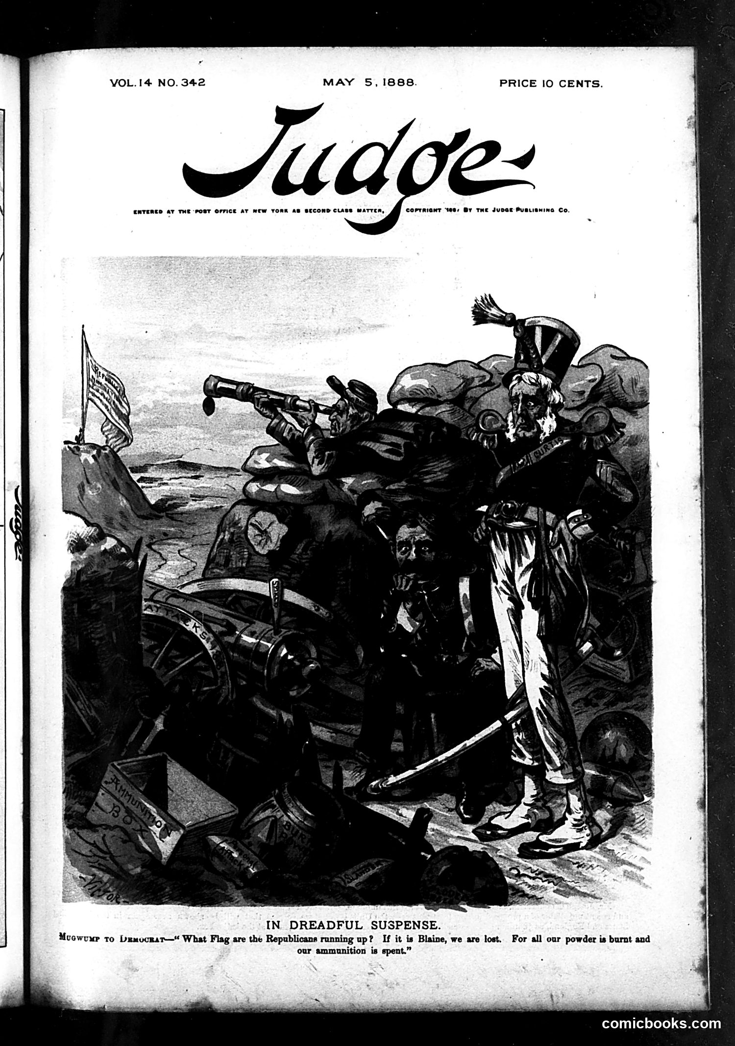 Judge — May 5, 1888 — page 1: Judge, 1888-05-05