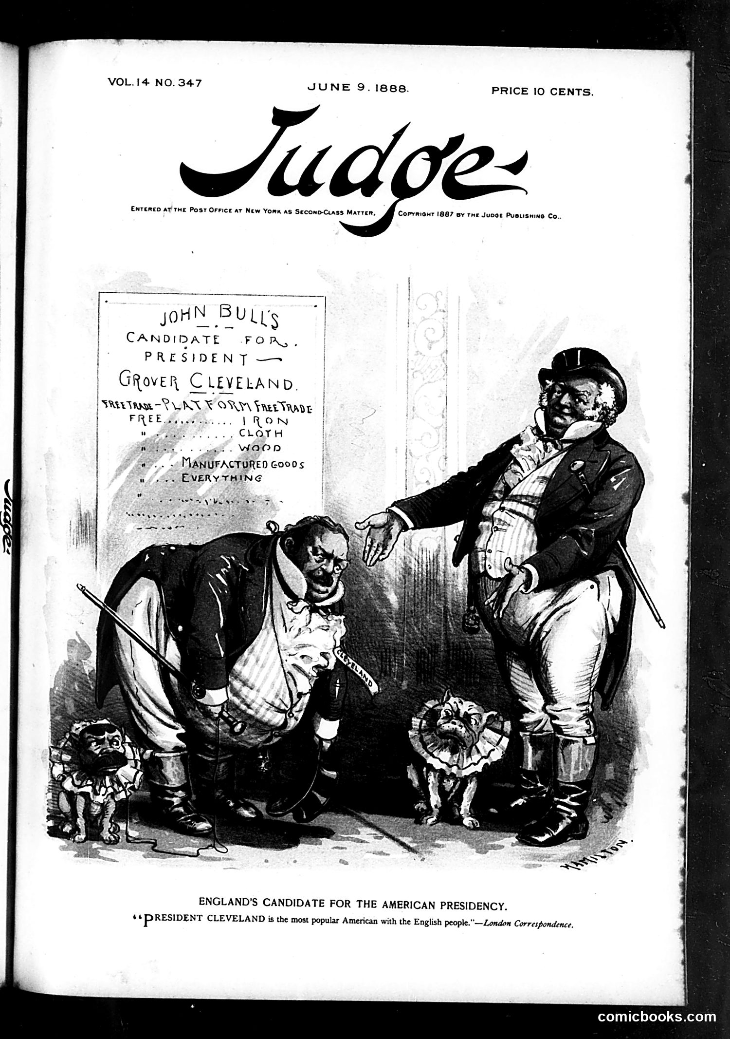 Judge — June 9, 1888 — page 1: Judge, 1888-06-09