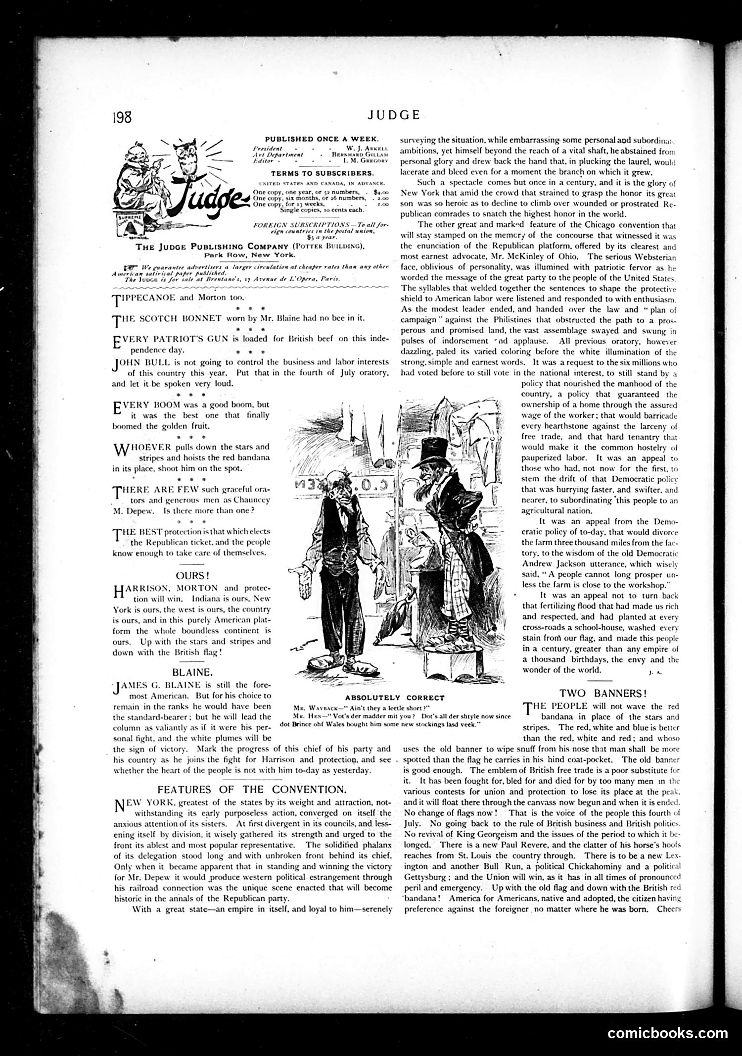Judge — July 7, 1888 — page 2: Judge, 1888-07-07