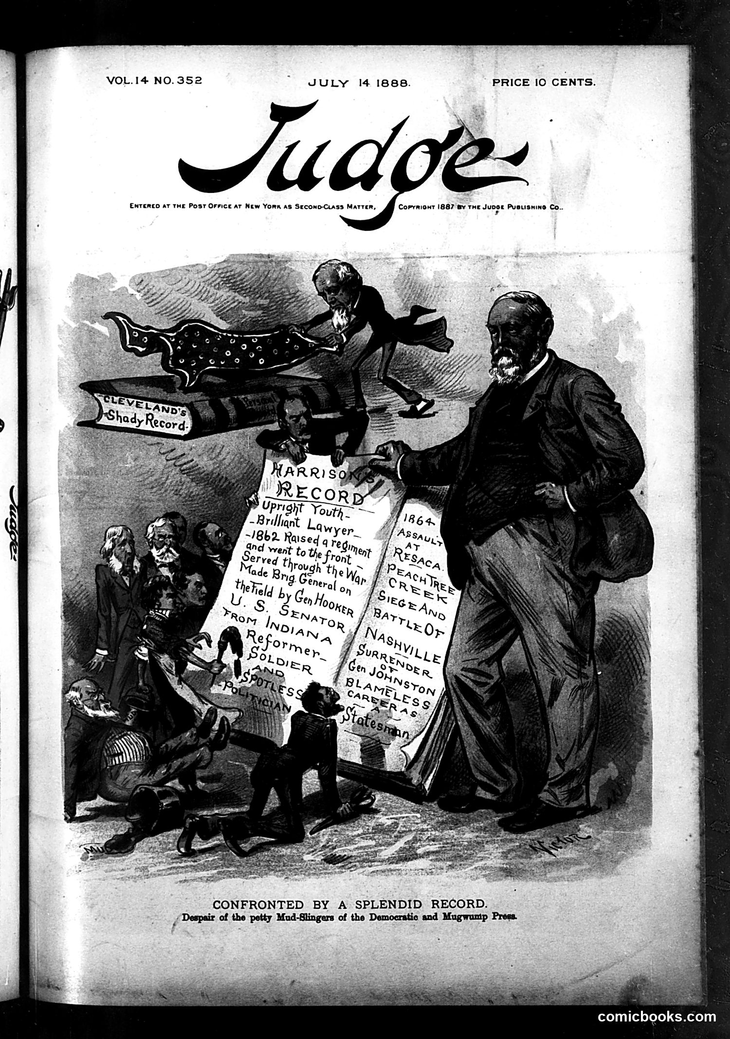 Judge — July 14, 1888 — page 1: Judge, 1888-07-14