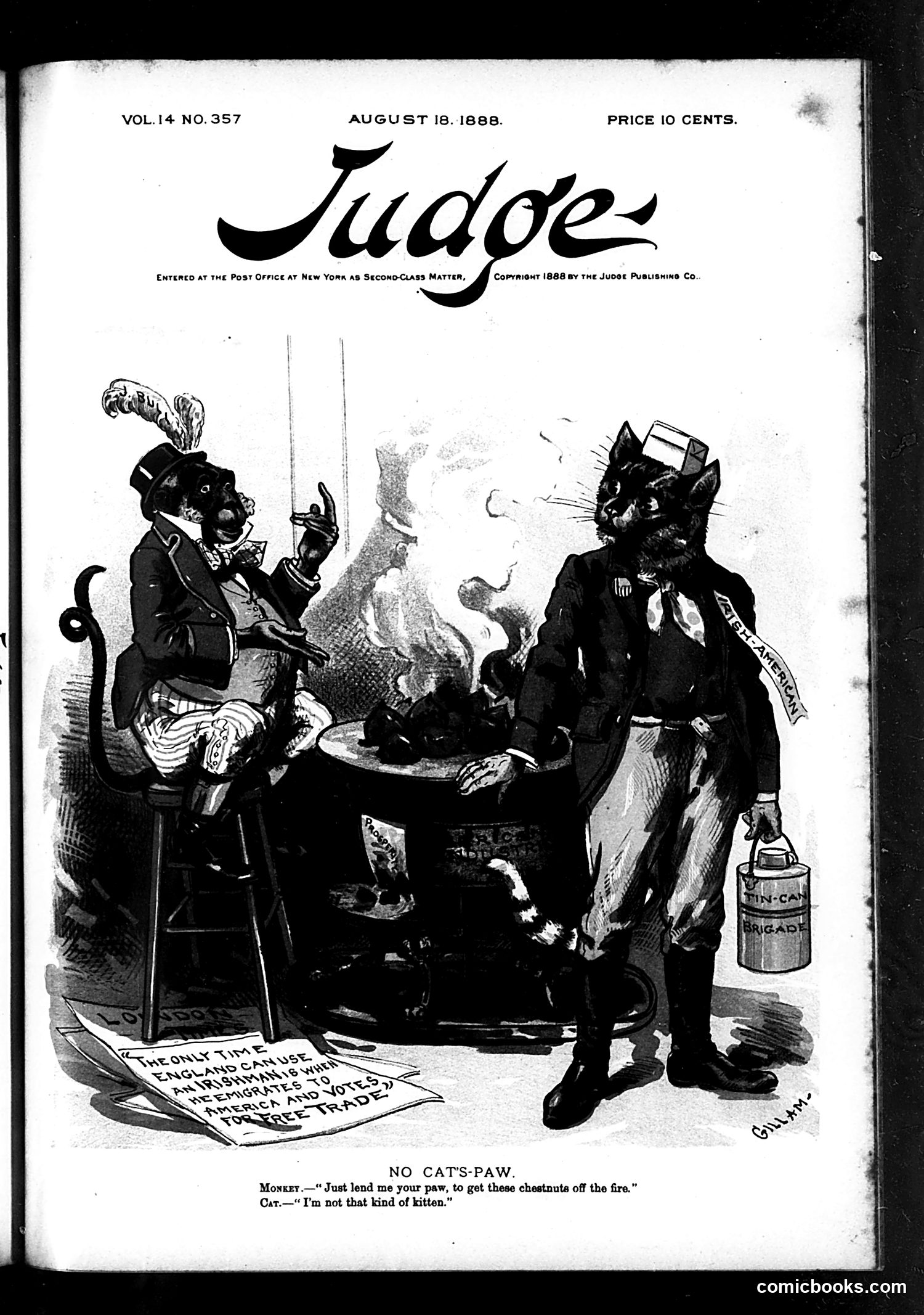 Judge — August 18, 1888 — page 1: Judge, 1888-08-18