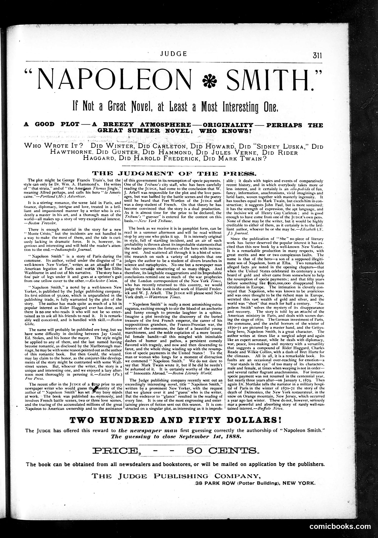 Judge — August 18, 1888 — page 15