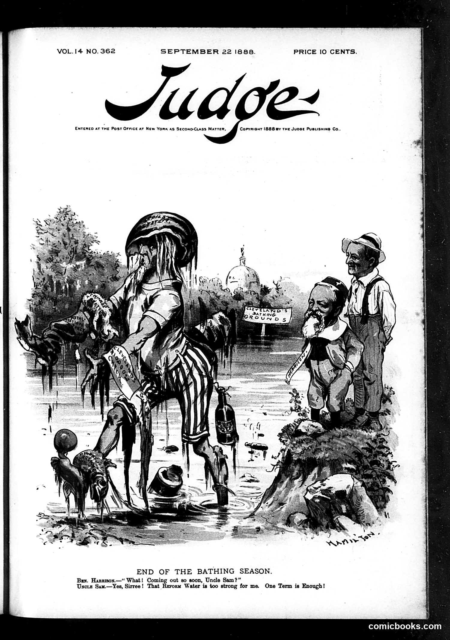 Judge — September 22, 1888 — page 1: Judge, 1888-09-22
