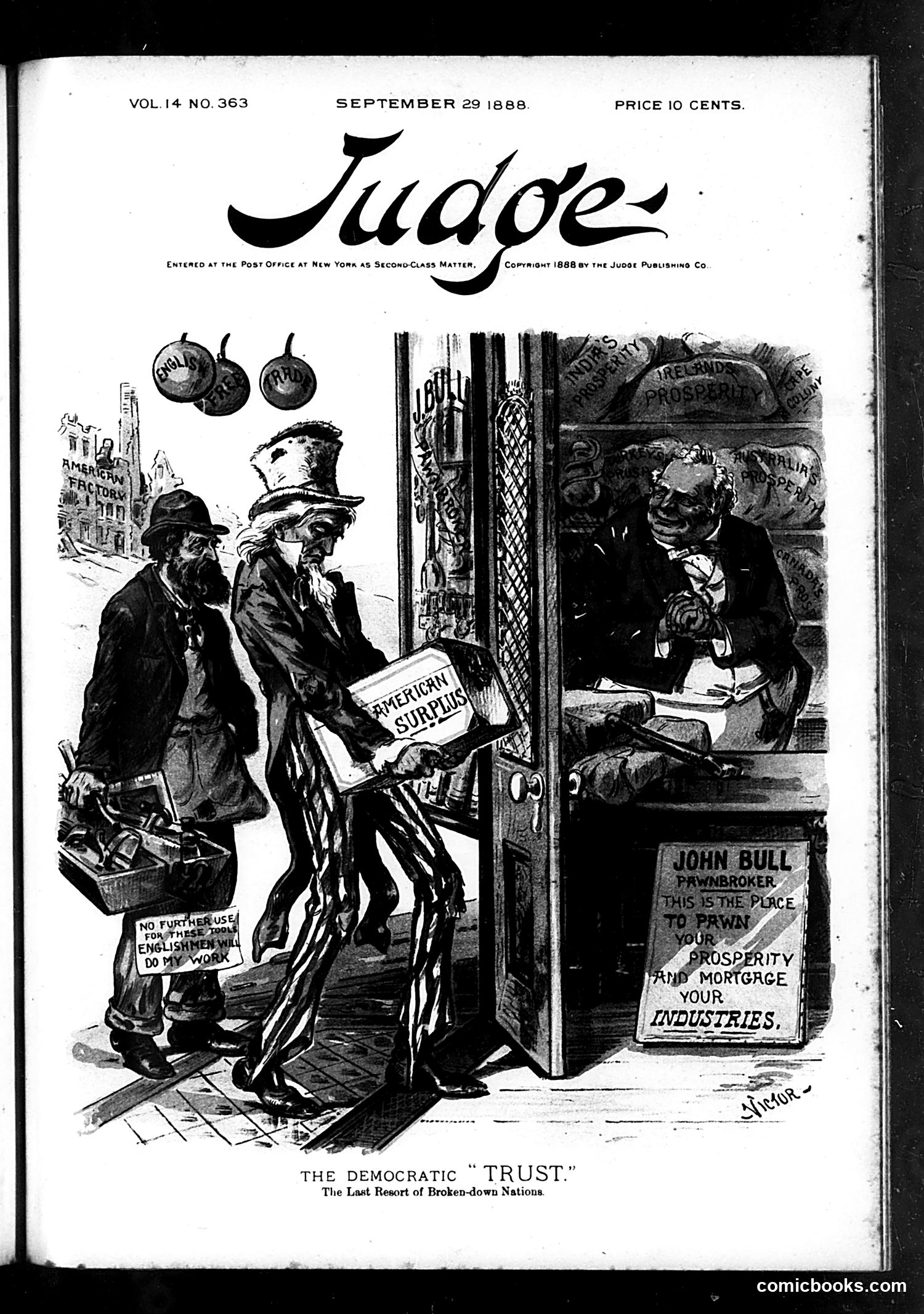 Judge — September 29, 1888 — page 1: Judge, 1888-09-29
