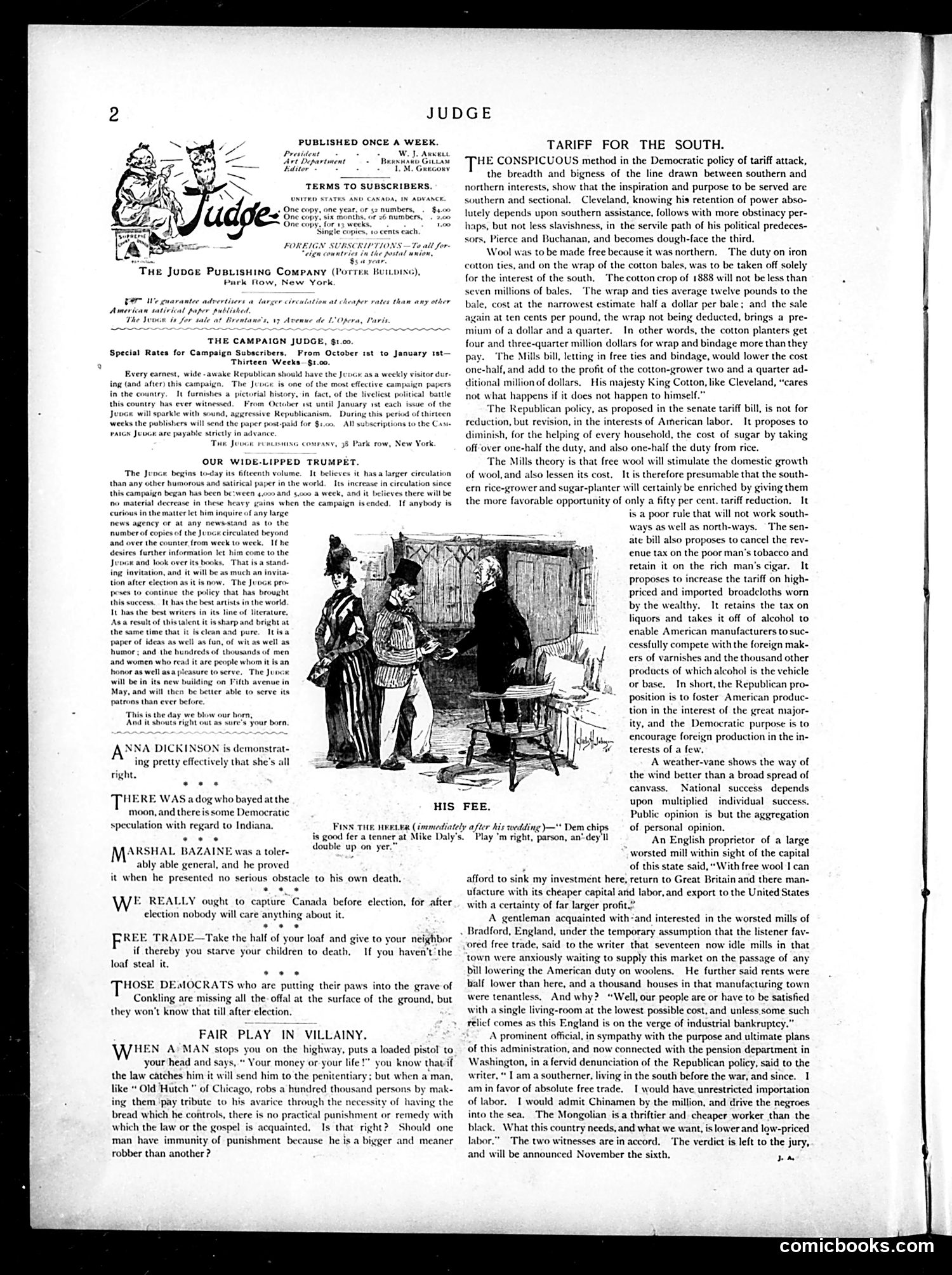 Judge — October 13, 1888 — page 2: Judge, 1888-10-13