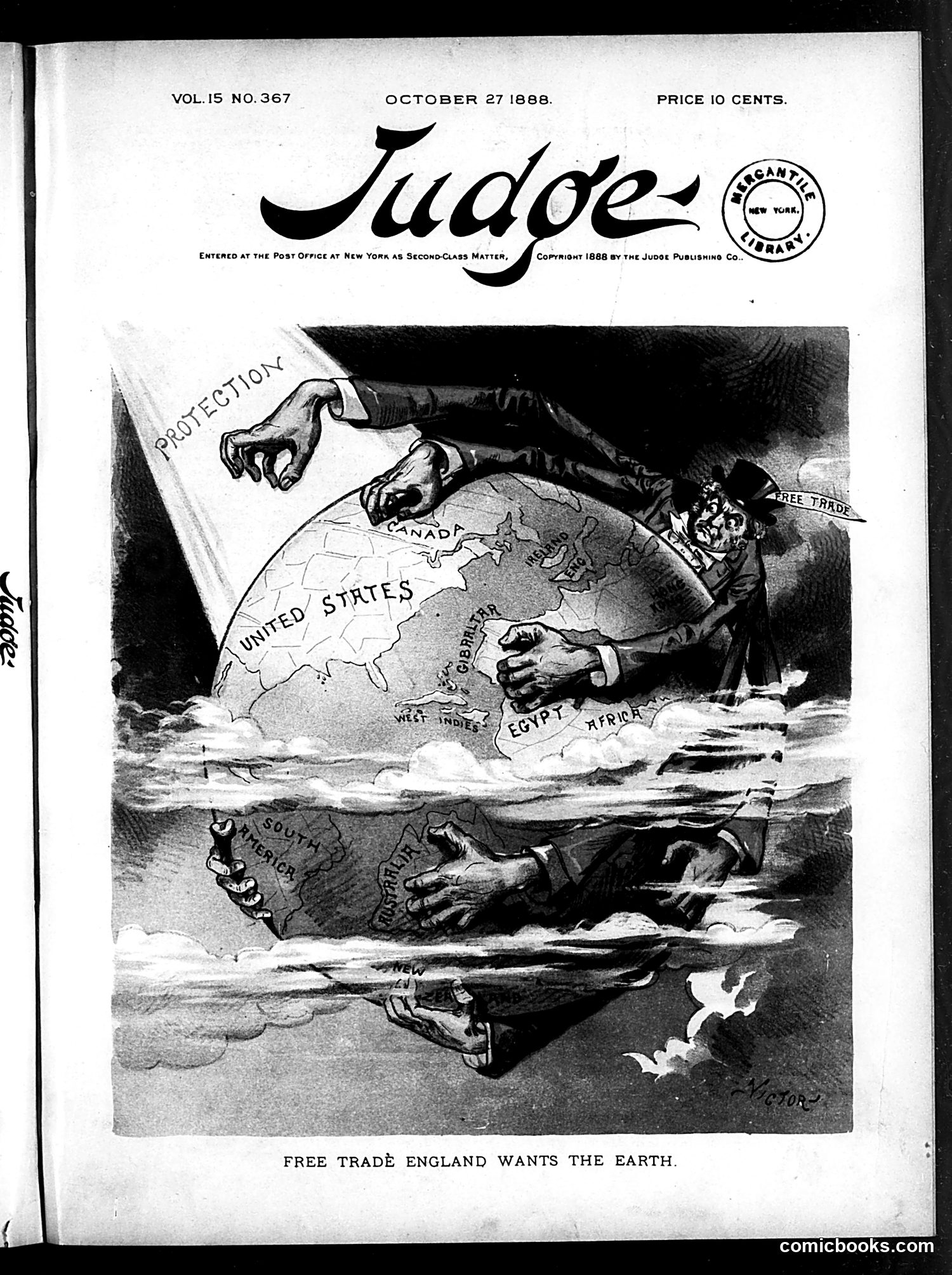 Judge — October 27, 1888 — page 1: Judge, 1888-10-27