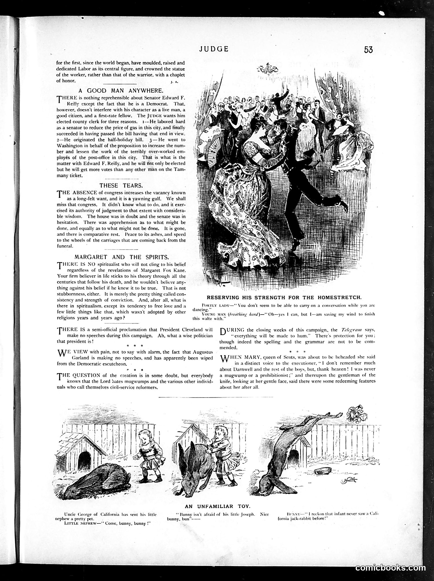 Judge — November 3, 1888 — page 3: Judge, 1888-11-03