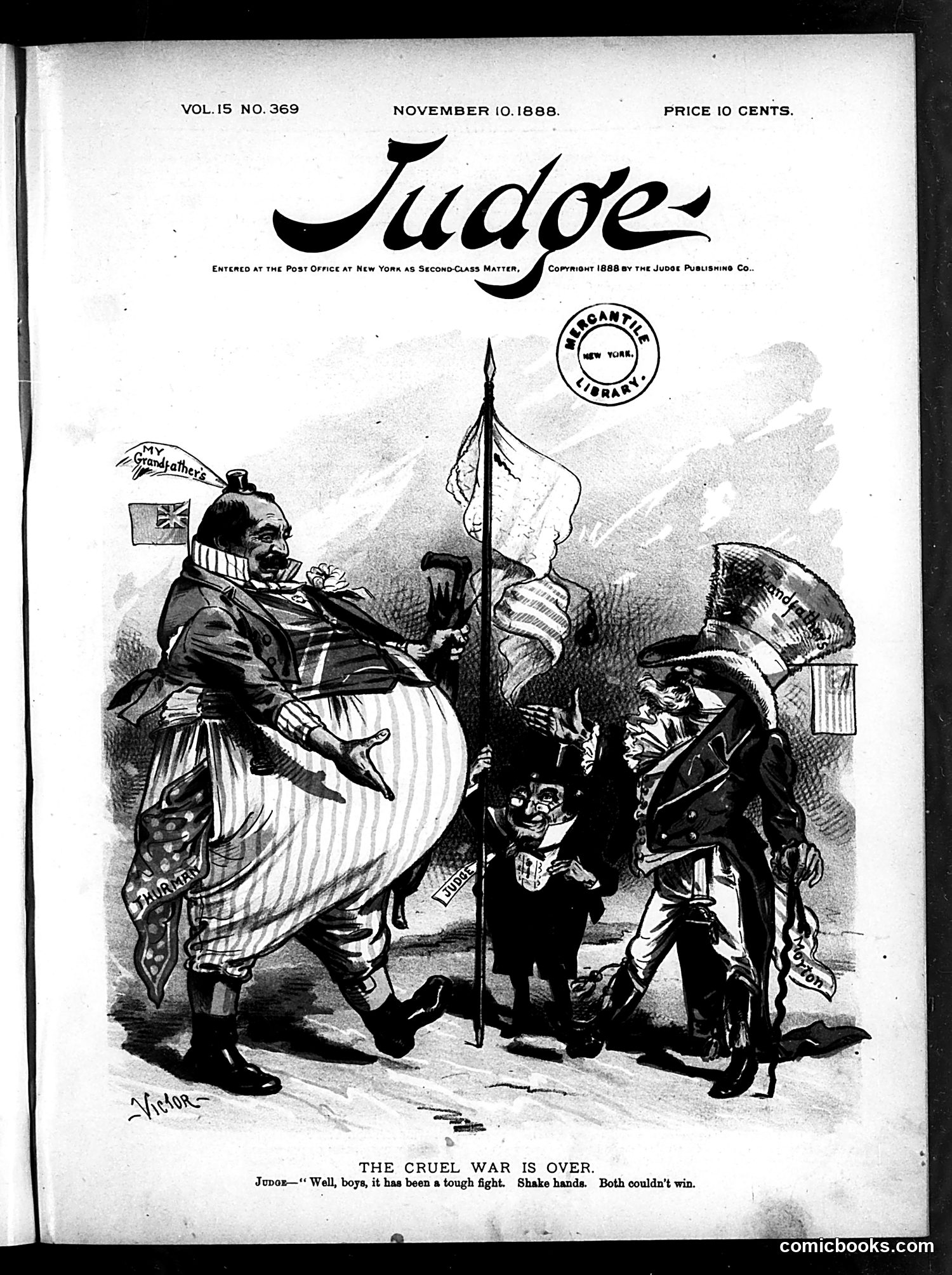 Judge — November 10, 1888 — page 1: Judge, 1888-11-10