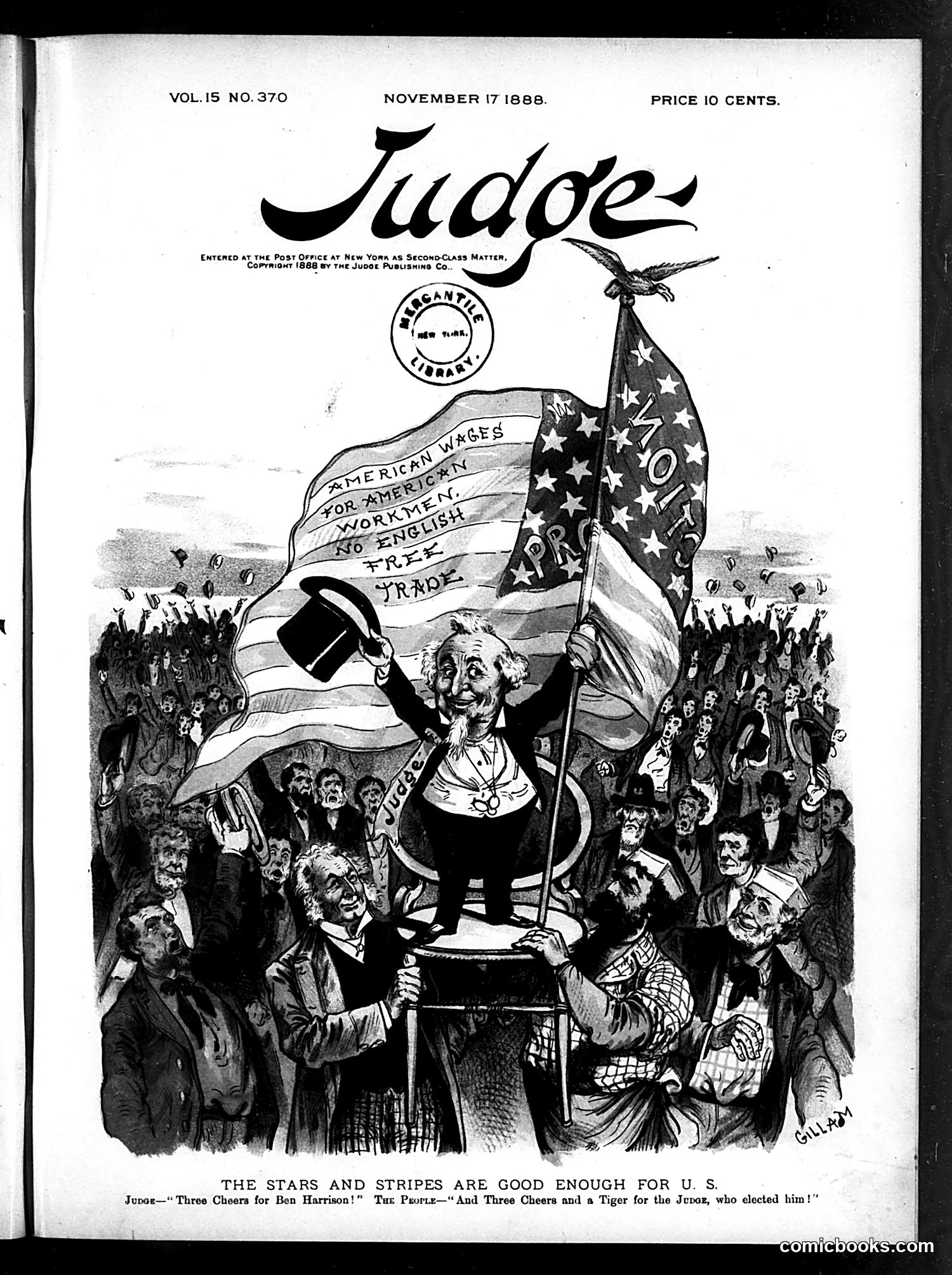 Judge — November 17, 1888 — page 1: Judge, 1888-11-17