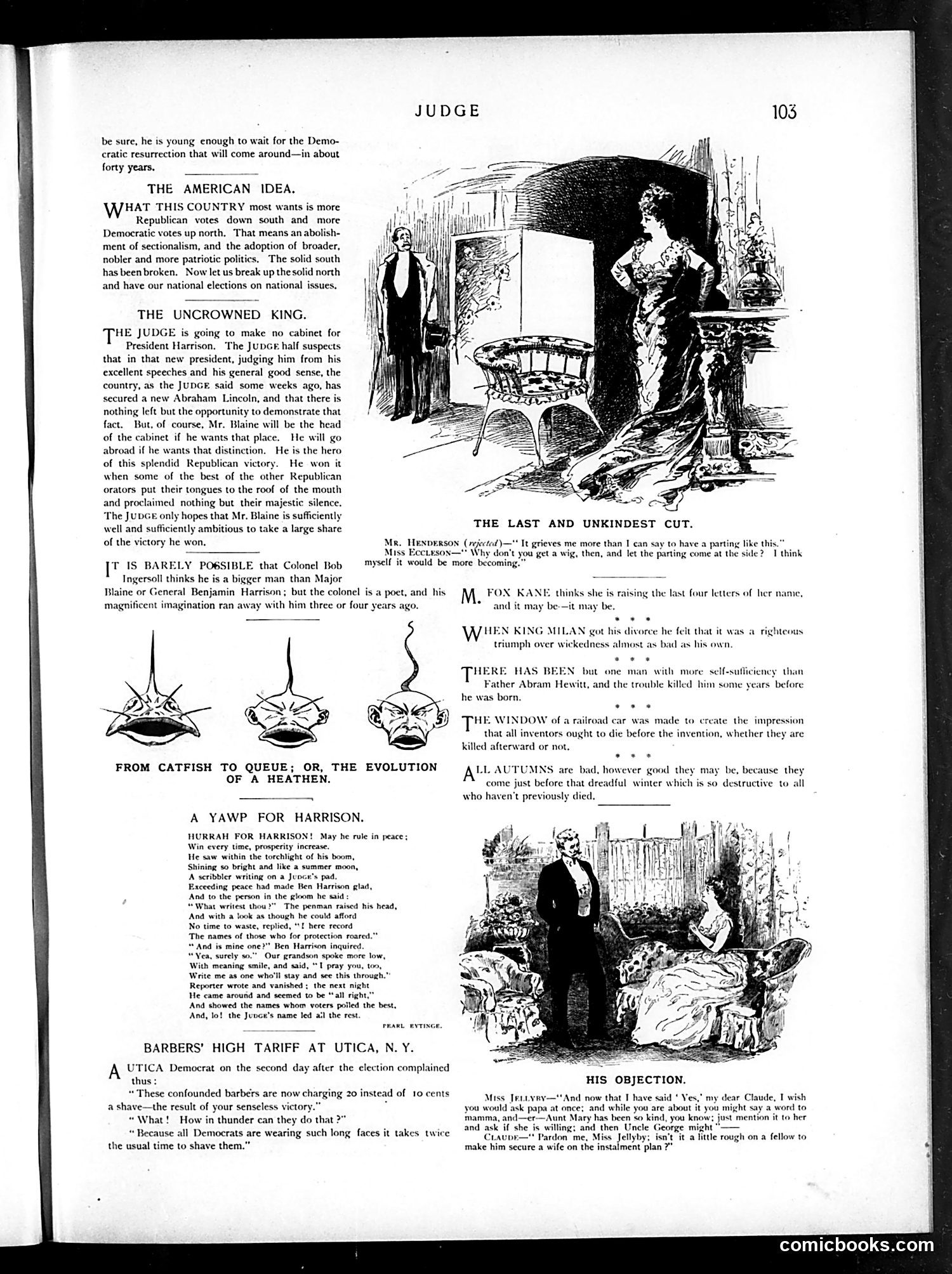 Judge — November 24, 1888 — page 3: Judge, 1888-11-24