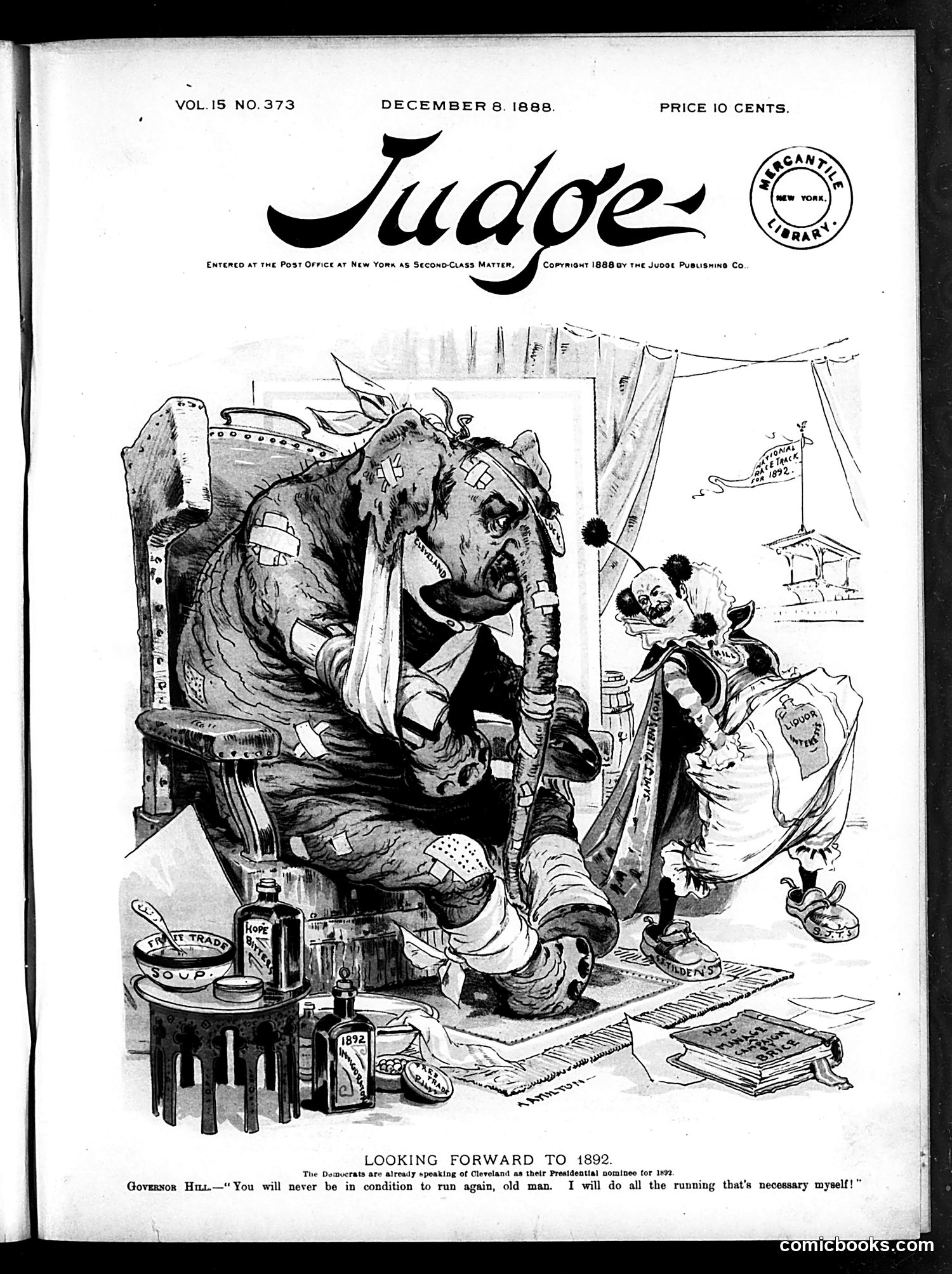 Judge — December 8, 1888 — page 1: Judge, 1888-12-08