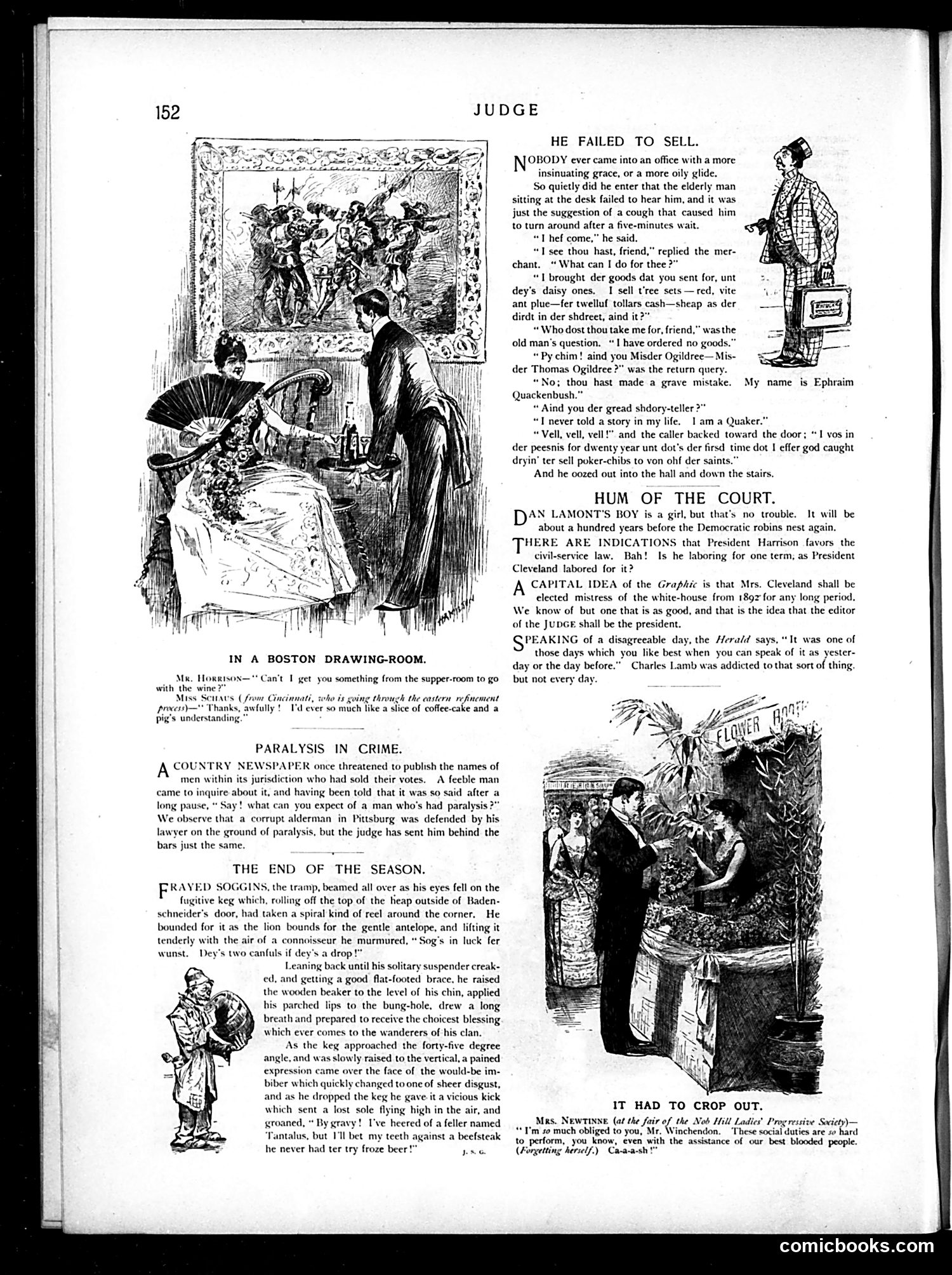 Judge — December 15, 1888 — page 4: Judge, 1888-12-15