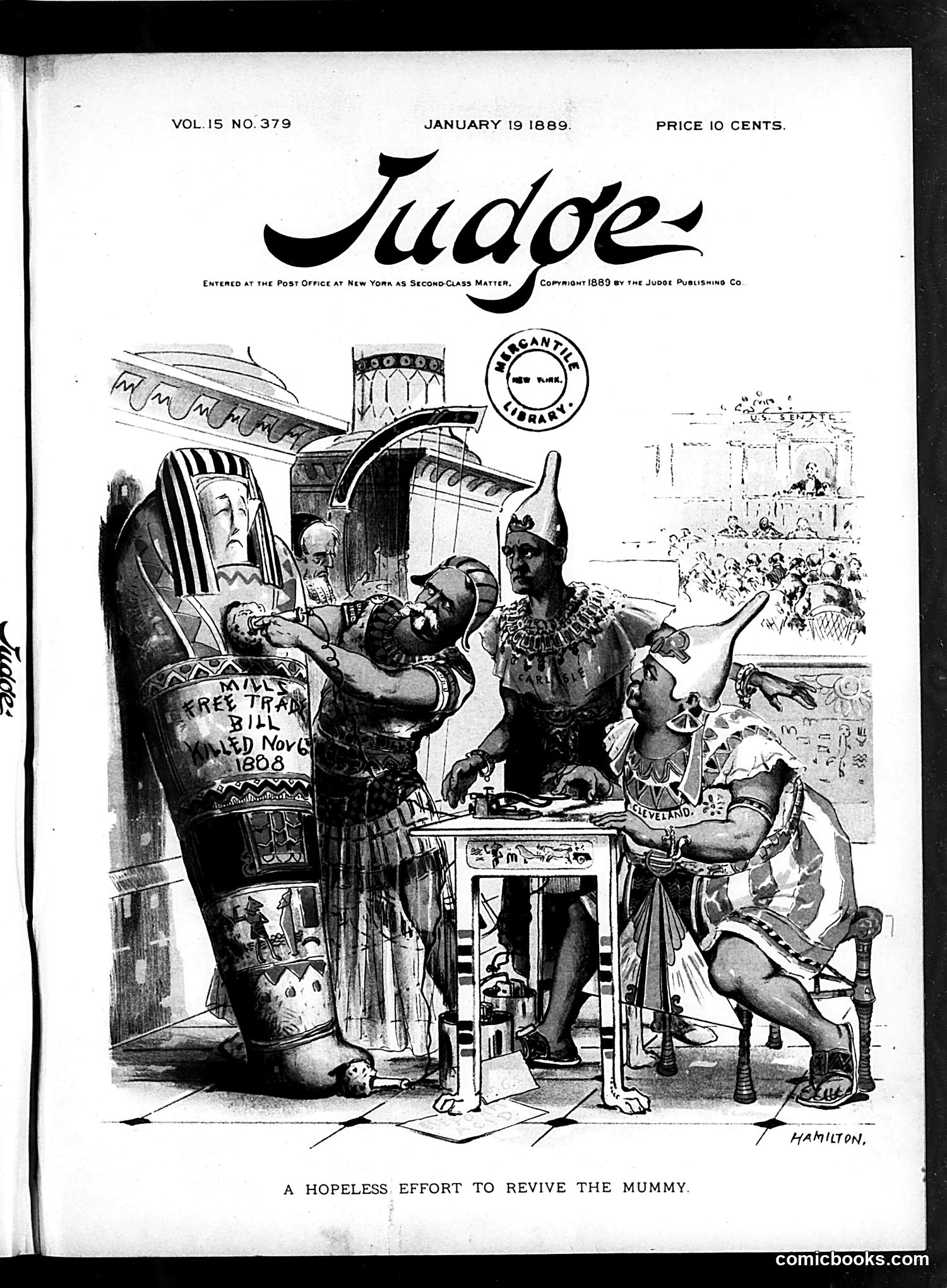 Judge — January 19, 1889 — page 1: Judge, 1889-01-19