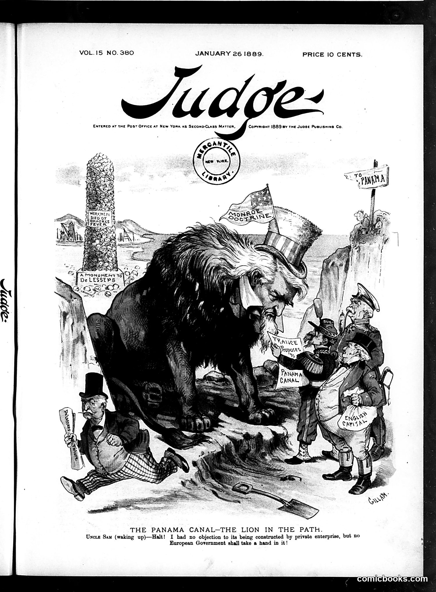Judge — January 26, 1889 — page 1: Judge, 1889-01-26
