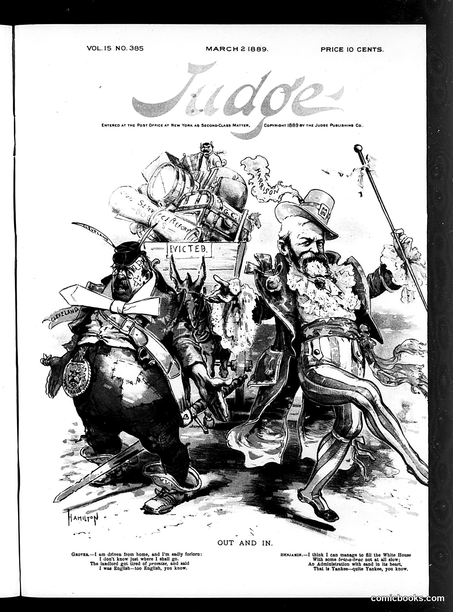 Judge — March 2, 1889 — page 1: Judge, 1889-03-02
