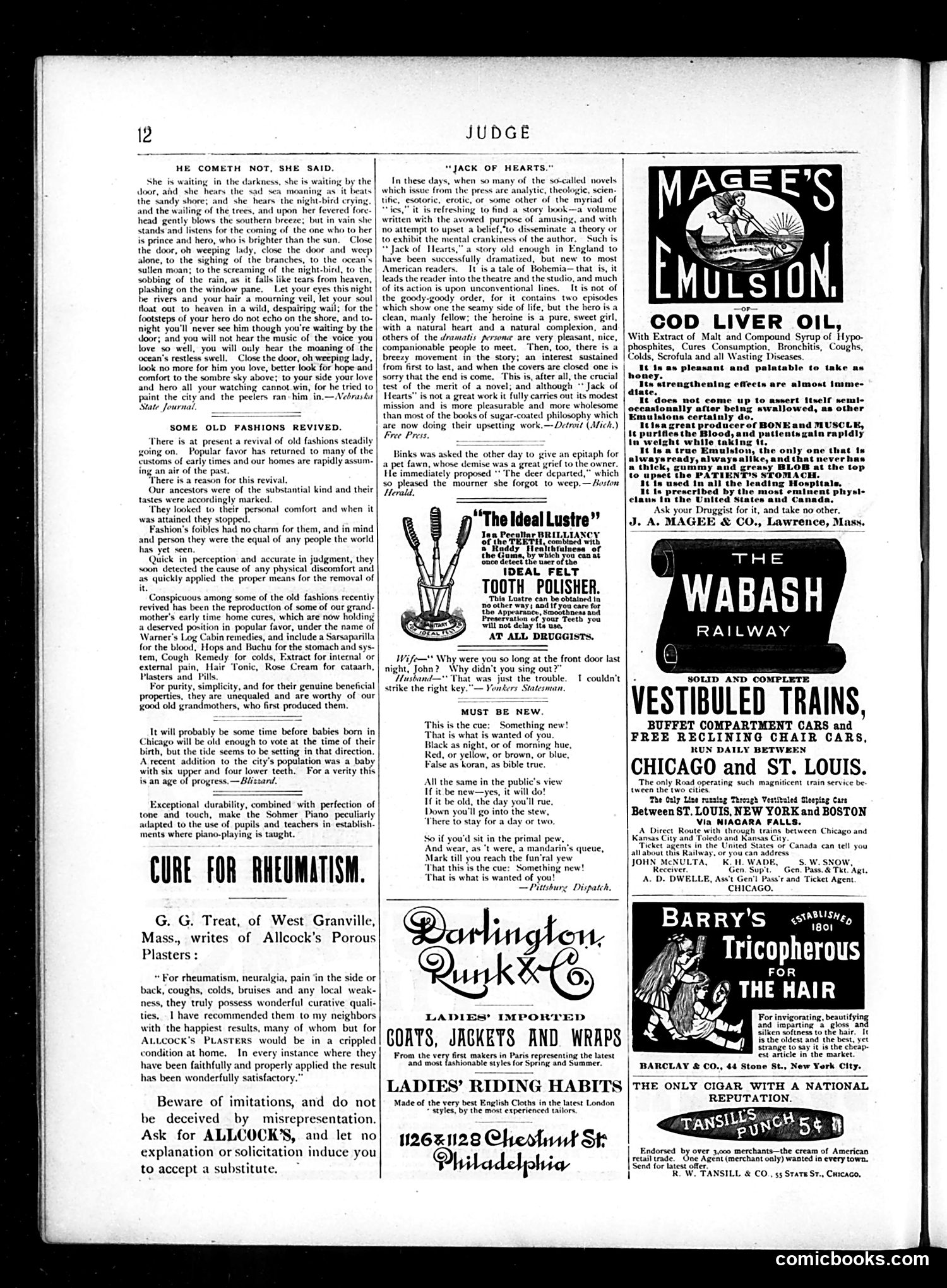 Judge — April 13, 1889 — page 12