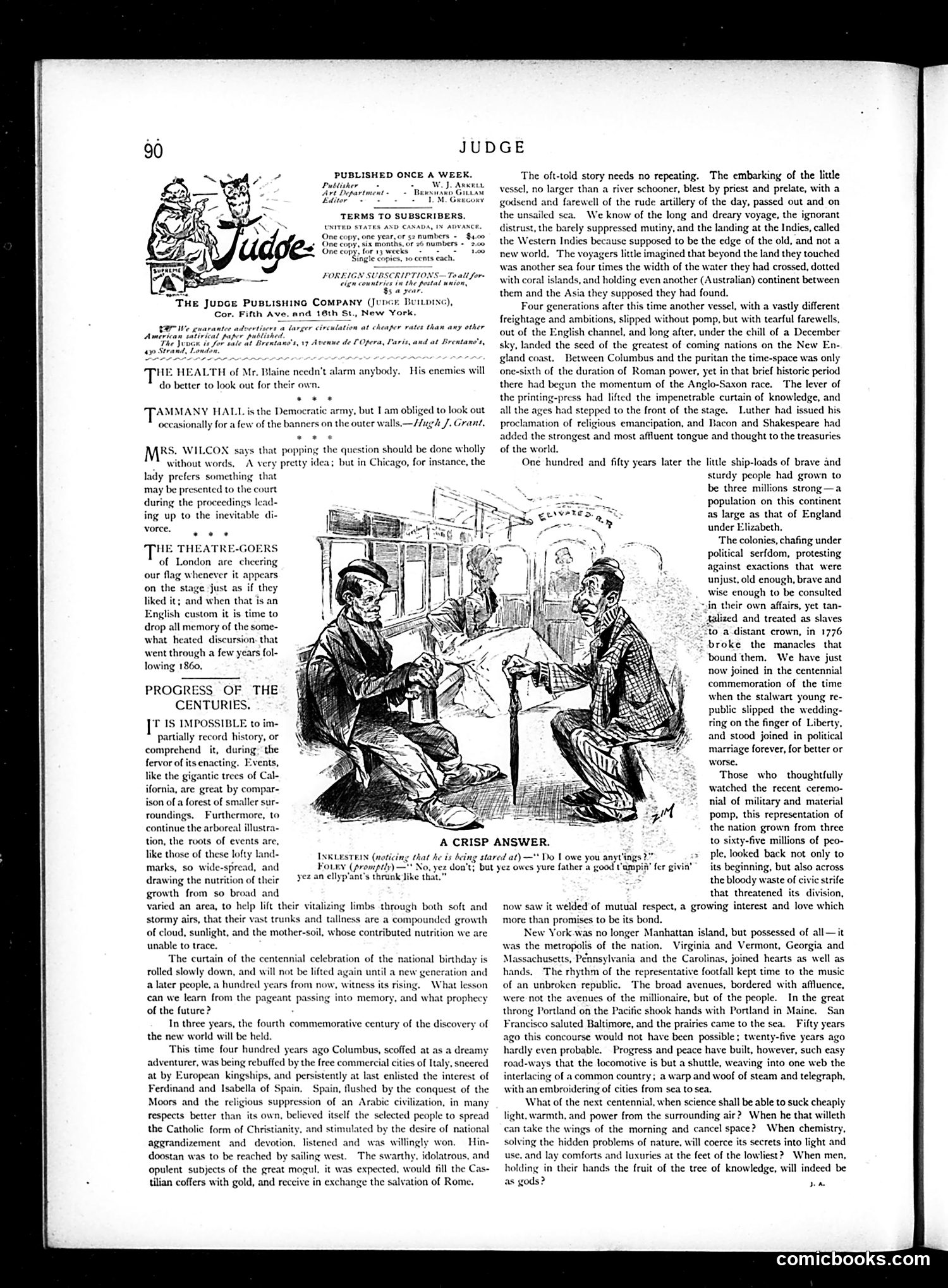 Judge — May 18, 1889 — page 2: Judge, 1889-05-18