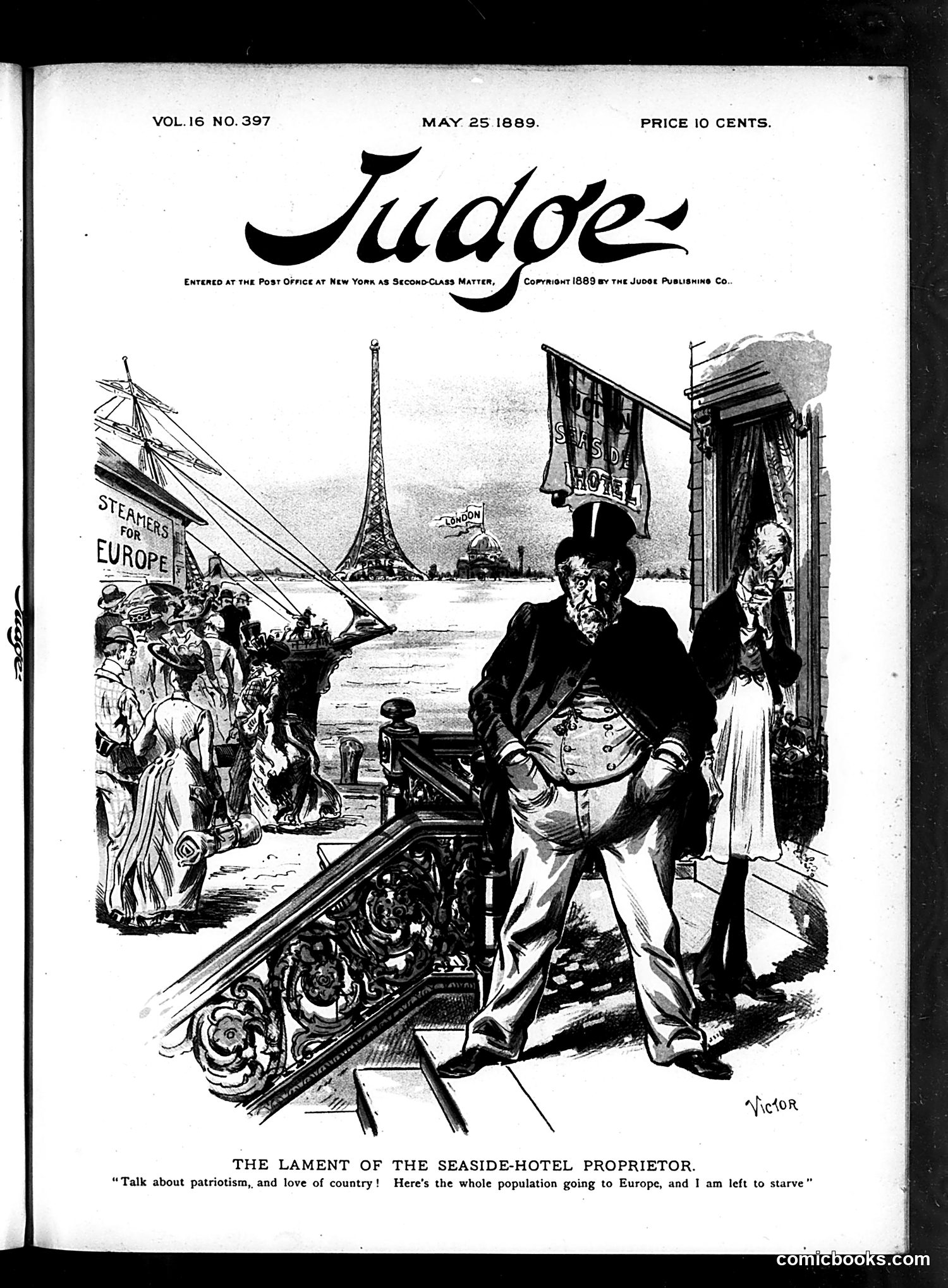 Judge — May 25, 1889 — page 1: Judge, 1889-05-25