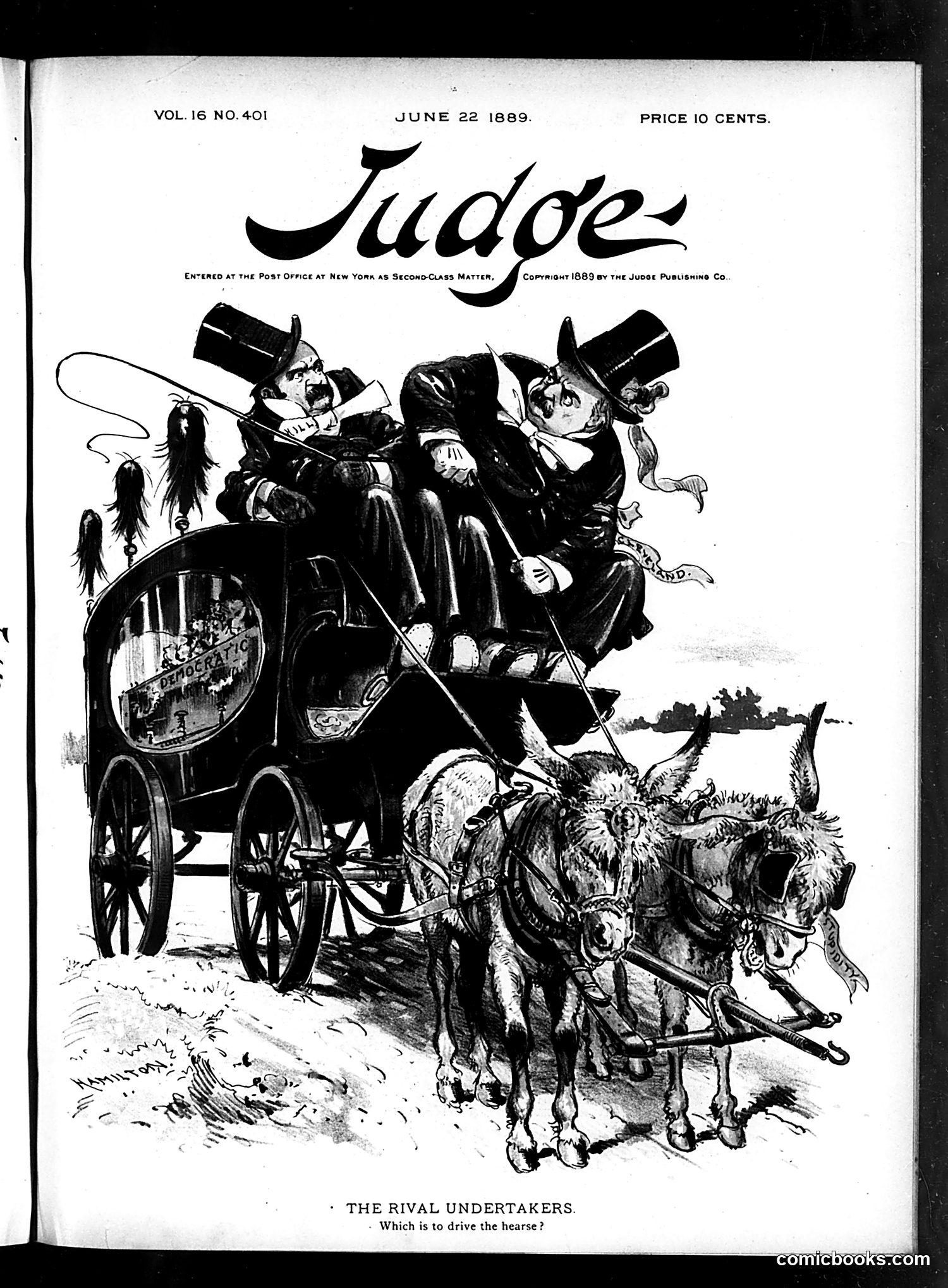 Judge — June 22, 1889 — page 1: Judge, 1889-06-22
