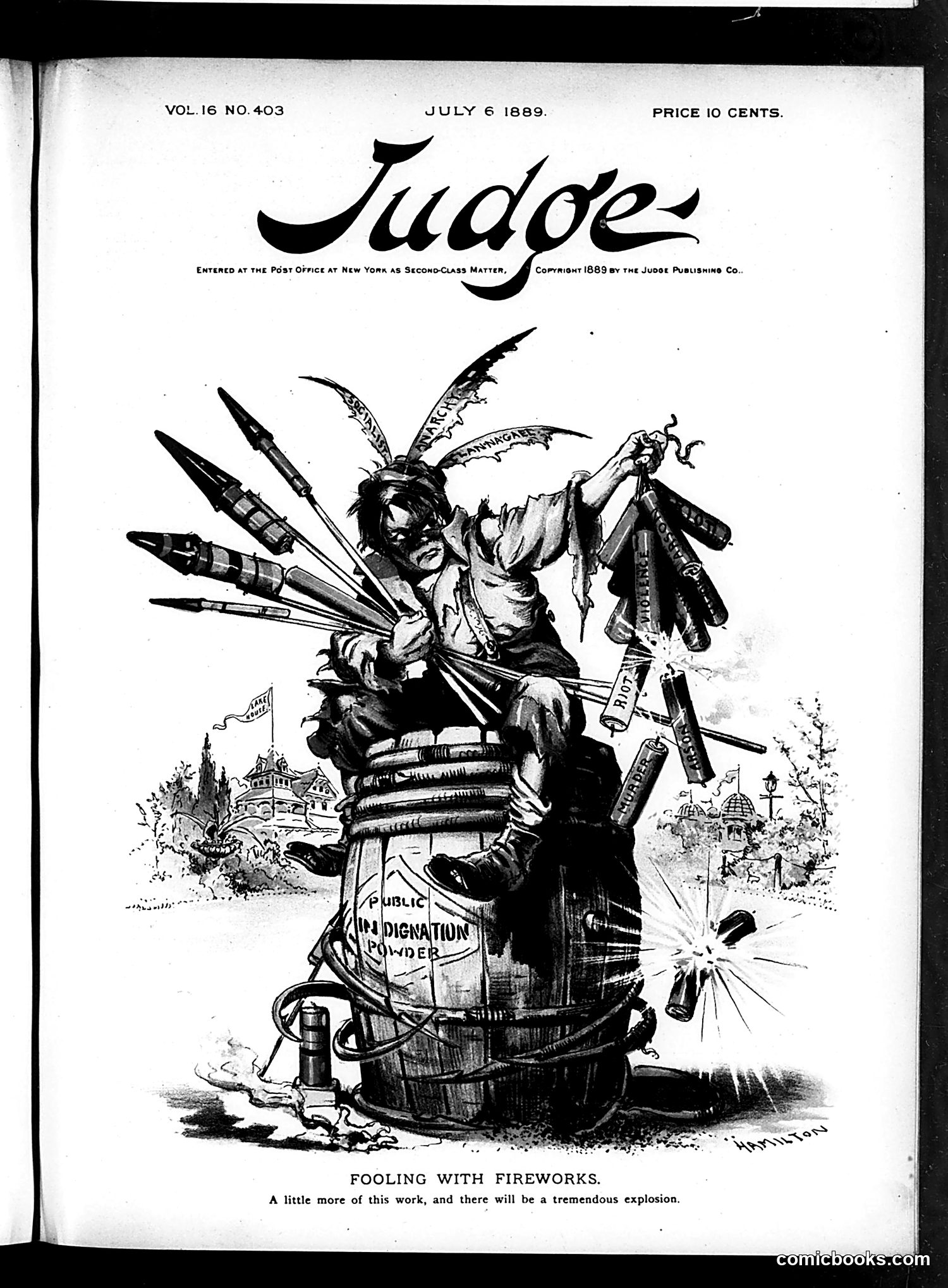 Judge — July 6, 1889 — page 1: Judge, 1889-07-06