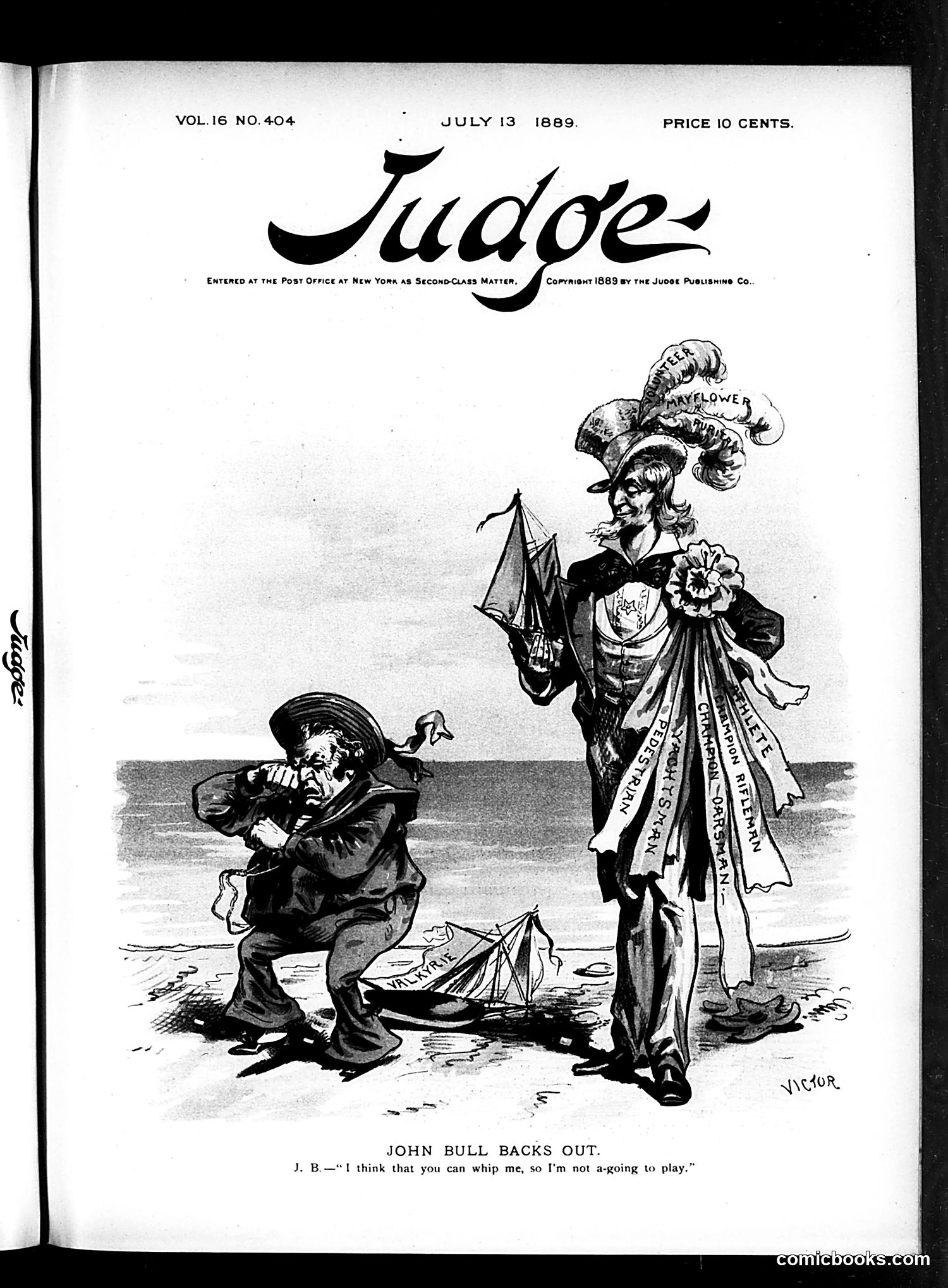 Judge — July 13, 1889 — page 1: Judge, 1889-07-13