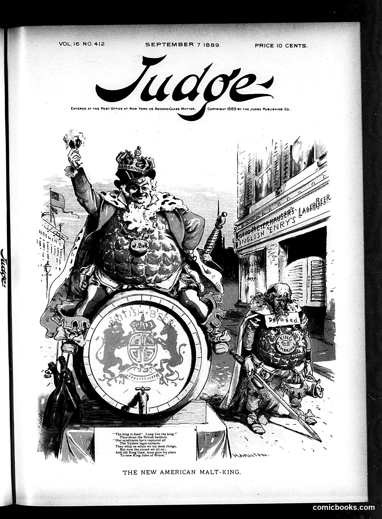 Judge — September 7, 1889 — page 1: Judge, 1889-09-07