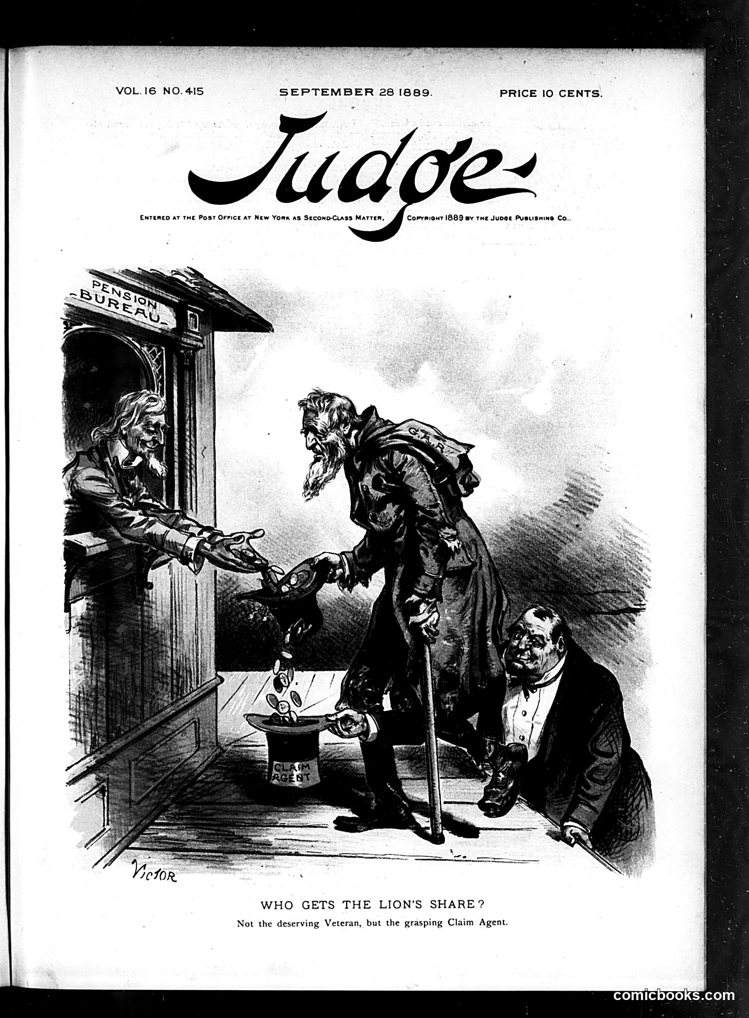 Judge — September 28, 1889 — page 1: Judge, 1889-09-28