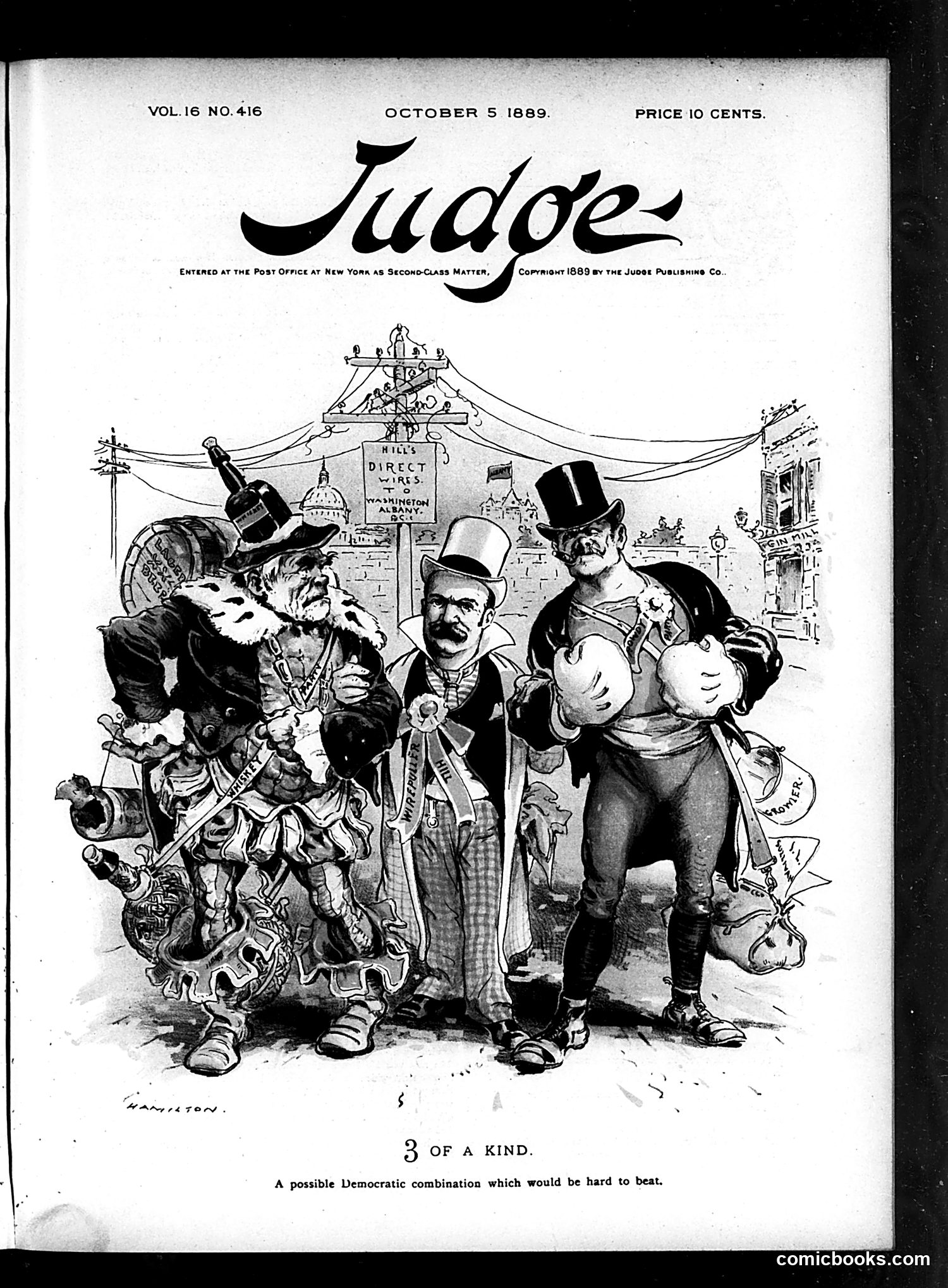 Judge — October 5, 1889 — page 1: Judge, 1889-10-05
