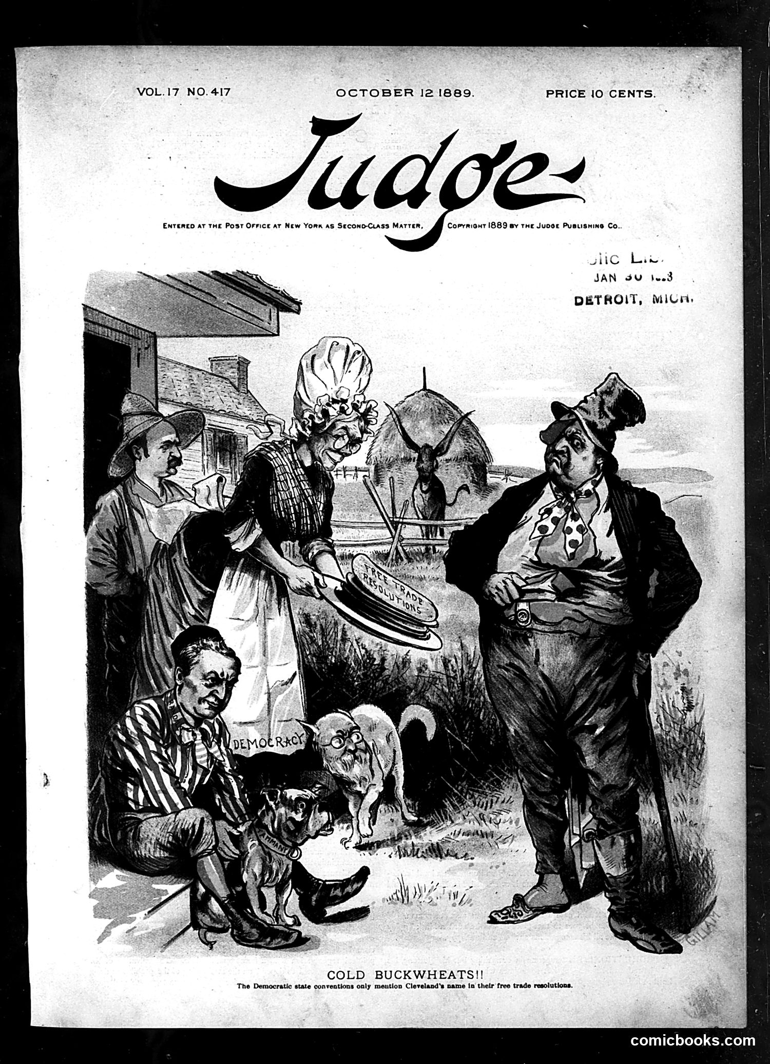 Judge — October 12, 1889 — page 1: Judge, 1889-10-12