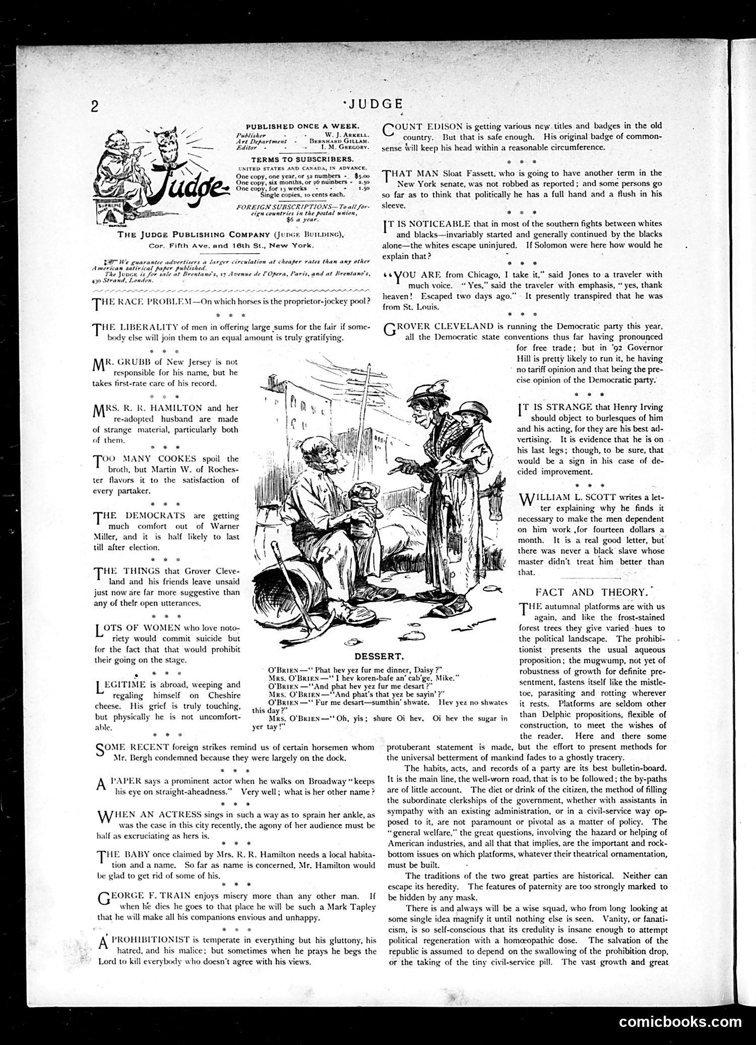 Judge — October 12, 1889 — page 2: Judge, 1889-10-12
