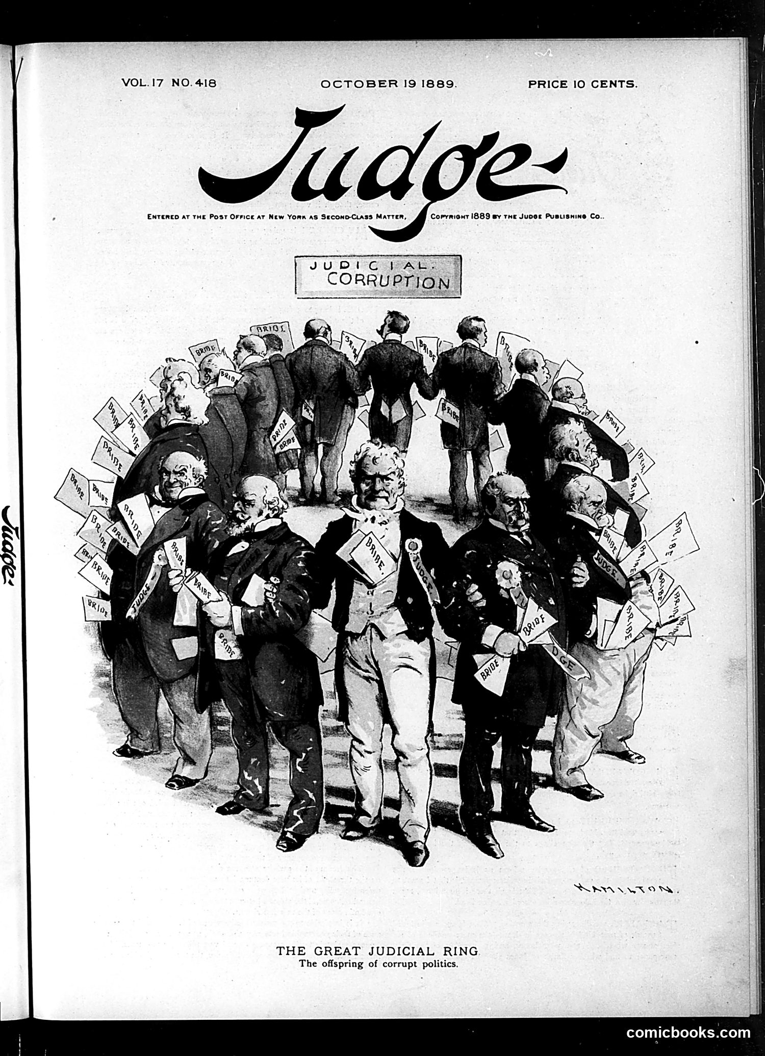 Judge — October 19, 1889 — page 1: Judge, 1889-10-19