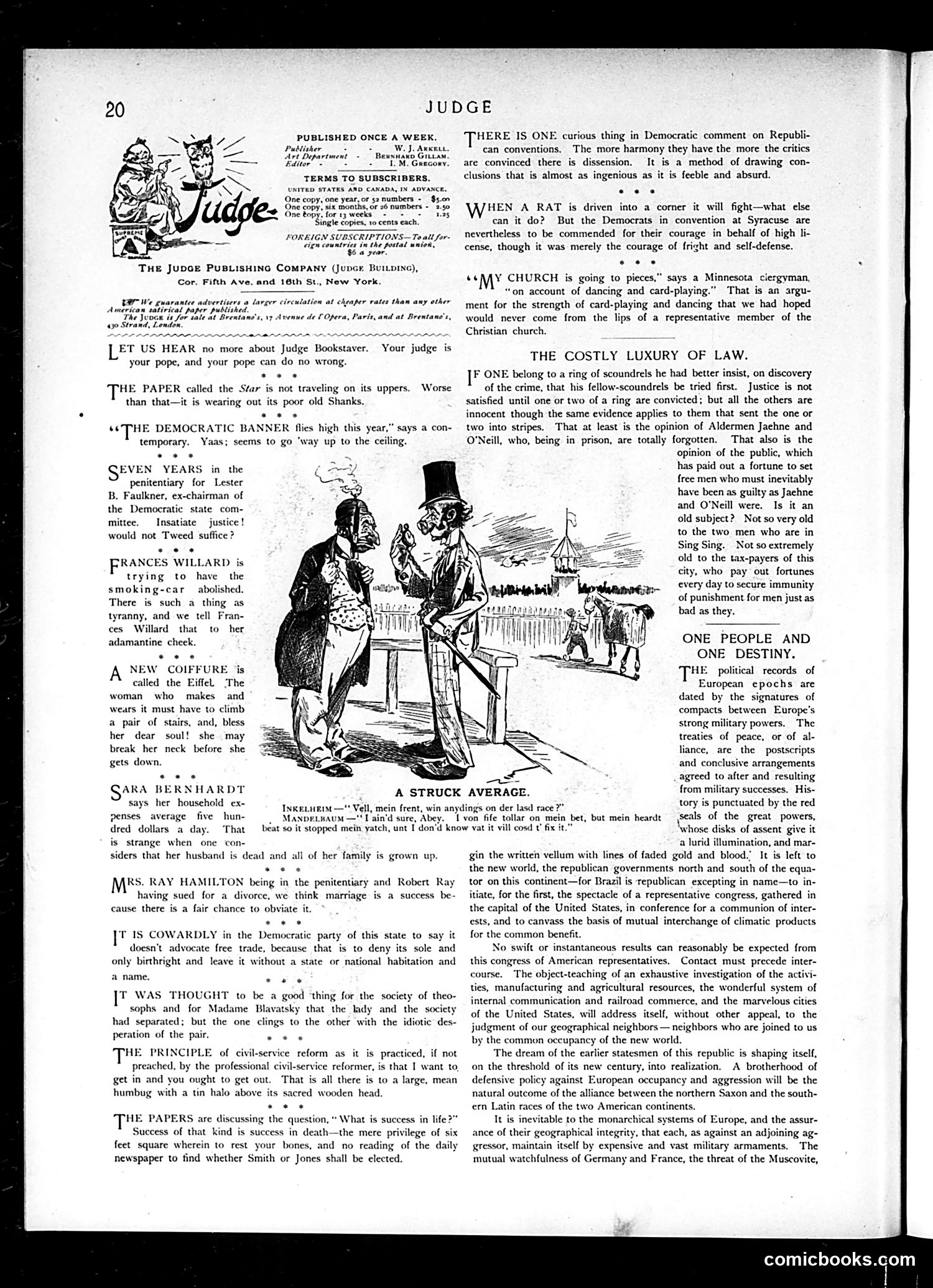 Judge — October 19, 1889 — page 2: Judge, 1889-10-19