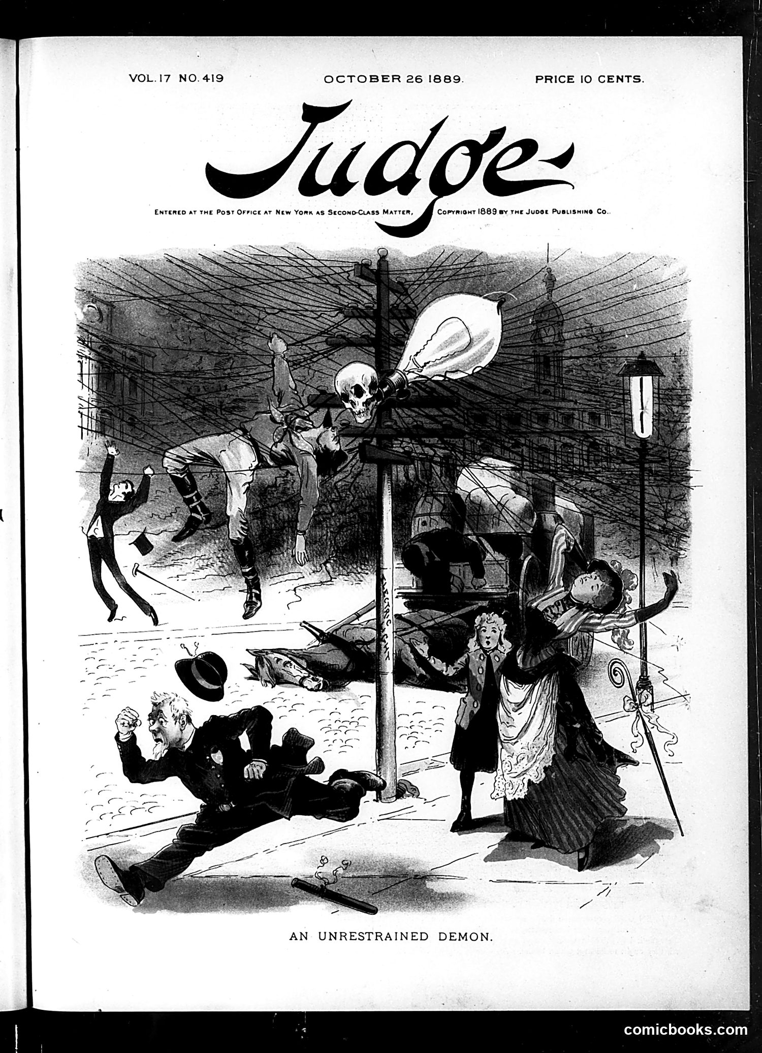 Judge — October 26, 1889 — page 1: Judge, 1889-10-26