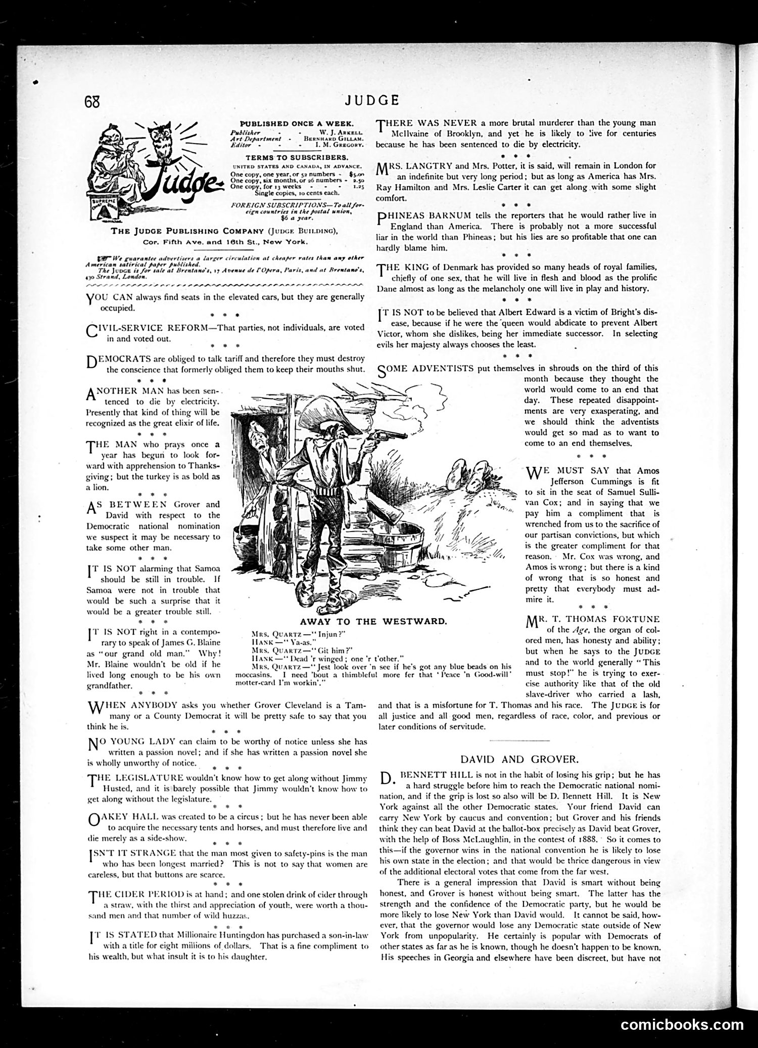 Judge — November 9, 1889 — page 2: Judge, 1889-11-09