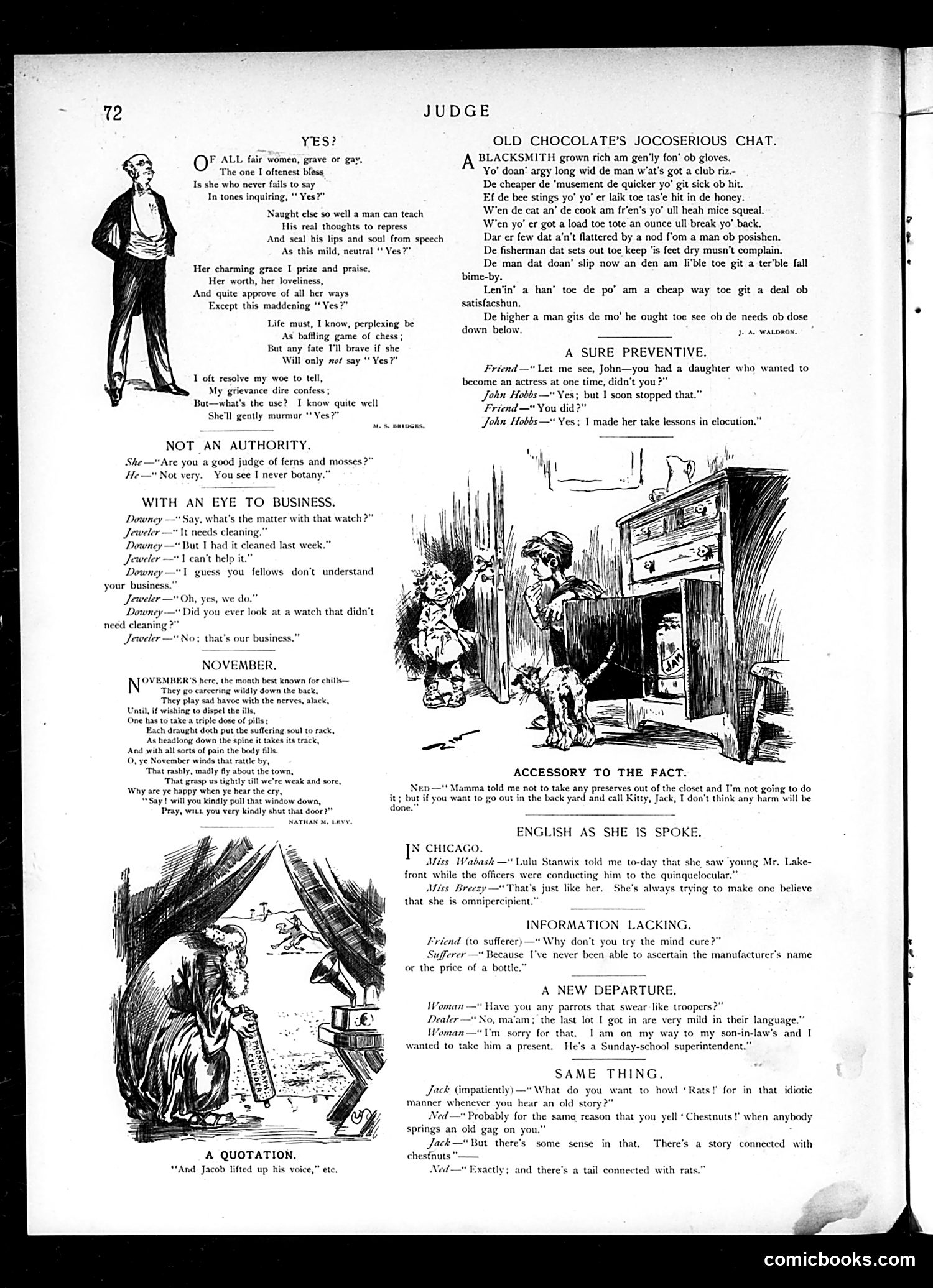 Judge — November 9, 1889 — page 6