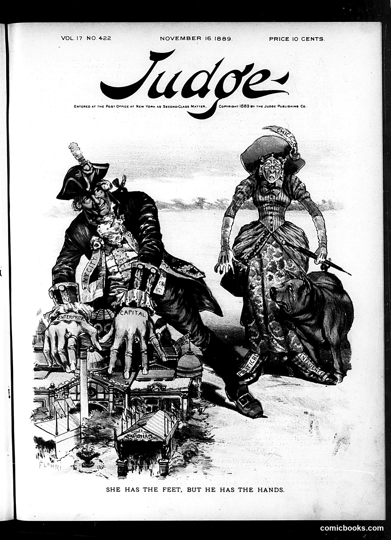 Judge — November 16, 1889 — page 1: Judge, 1889-11-16